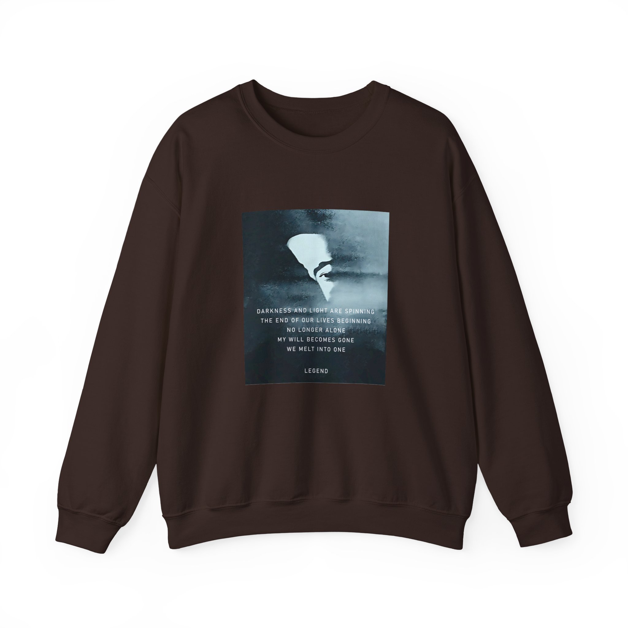 John Legend Darkness Lyrics Unisex Heavy Blend™ Crewneck Sweatshirt - Image 7