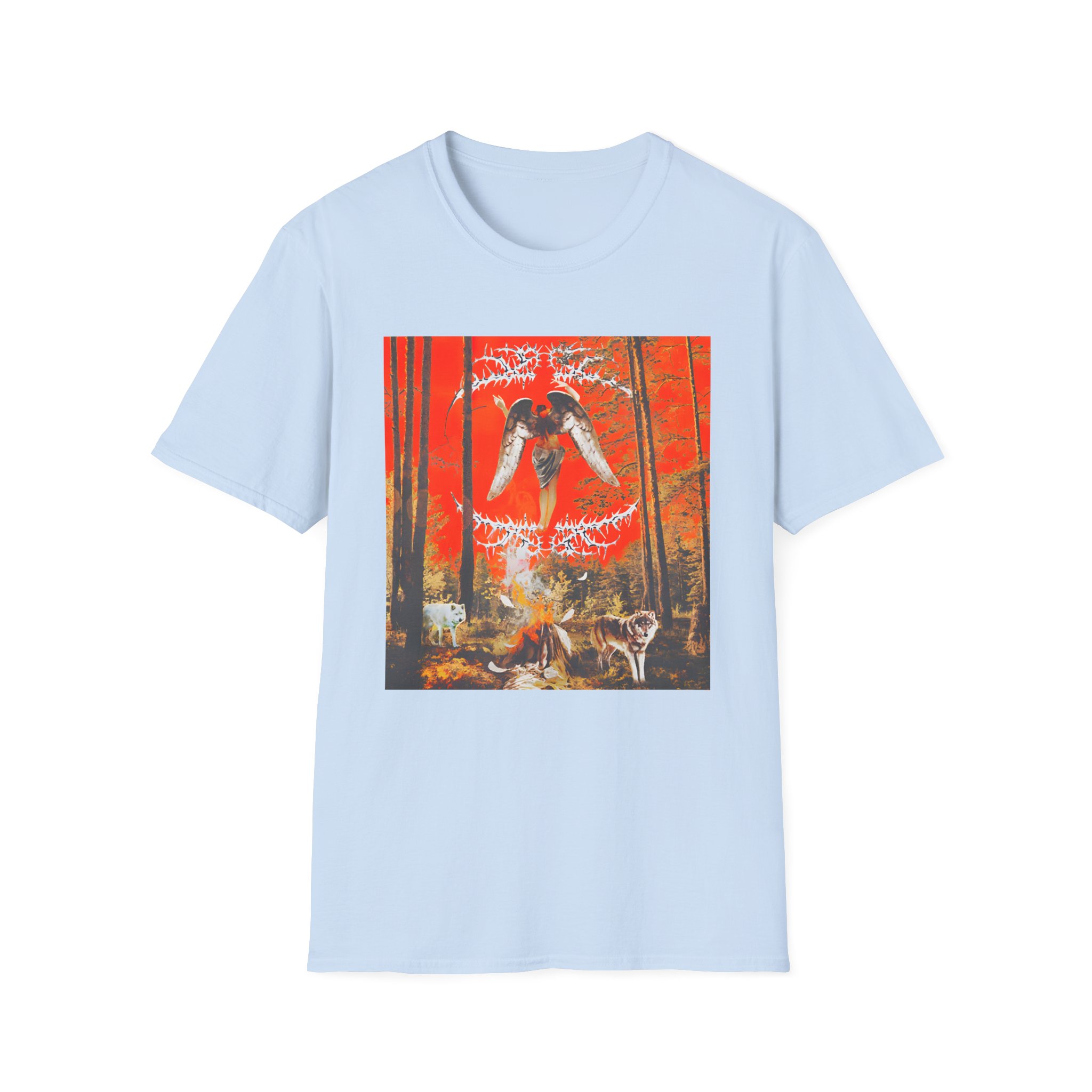 Knocked Loose Upon Loss Wolves Unisex Softstyle T-shirt - Image 9