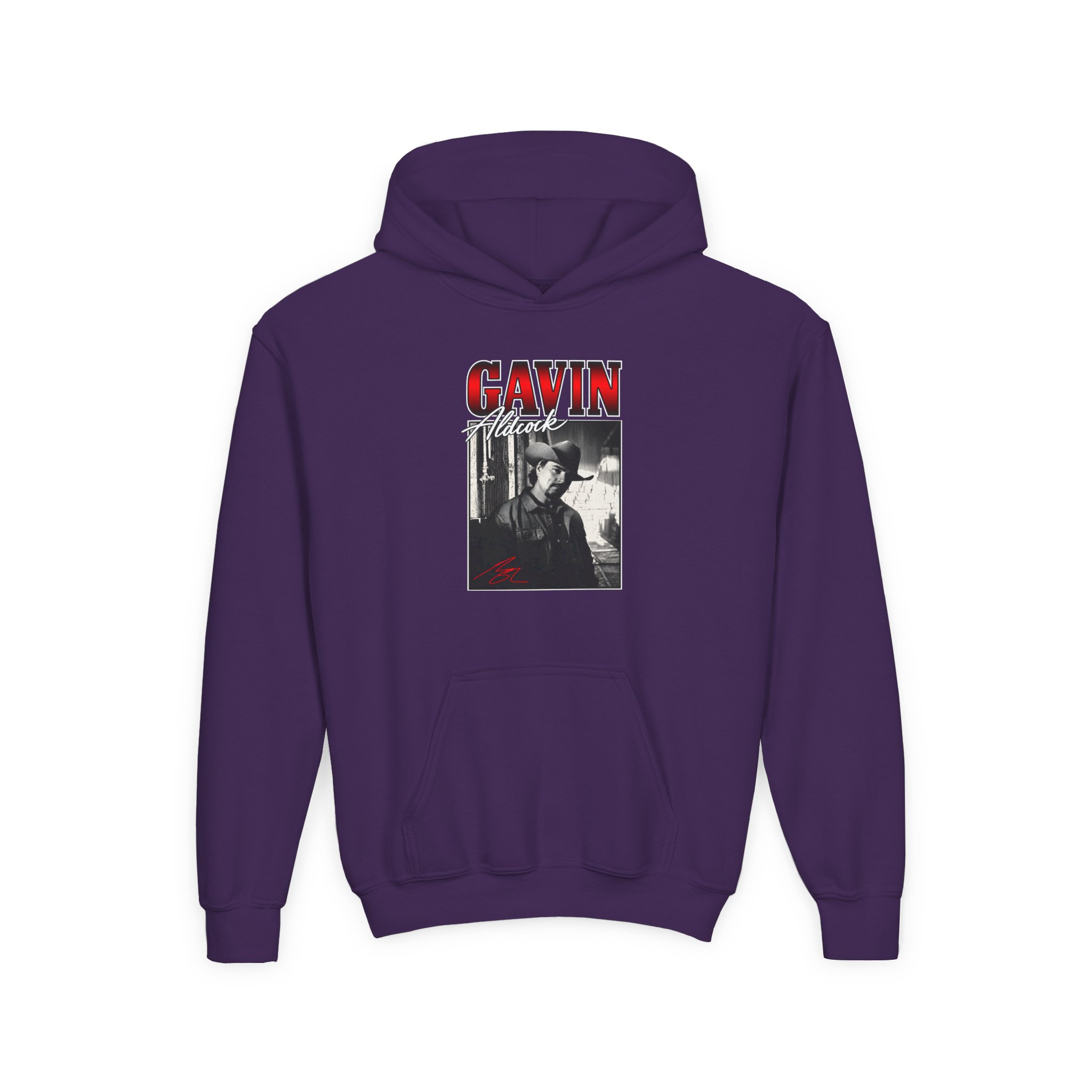 Gavin Adcock Signature Youth Heavy Blend Hooded Sweatshirt - Image 5