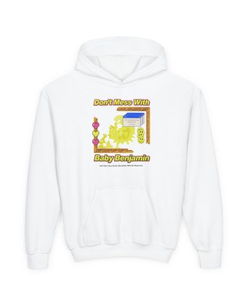 Garrett Watts Don't Mess With Baby Benjamin Youth Heavy Blend Hooded Sweatshirt
