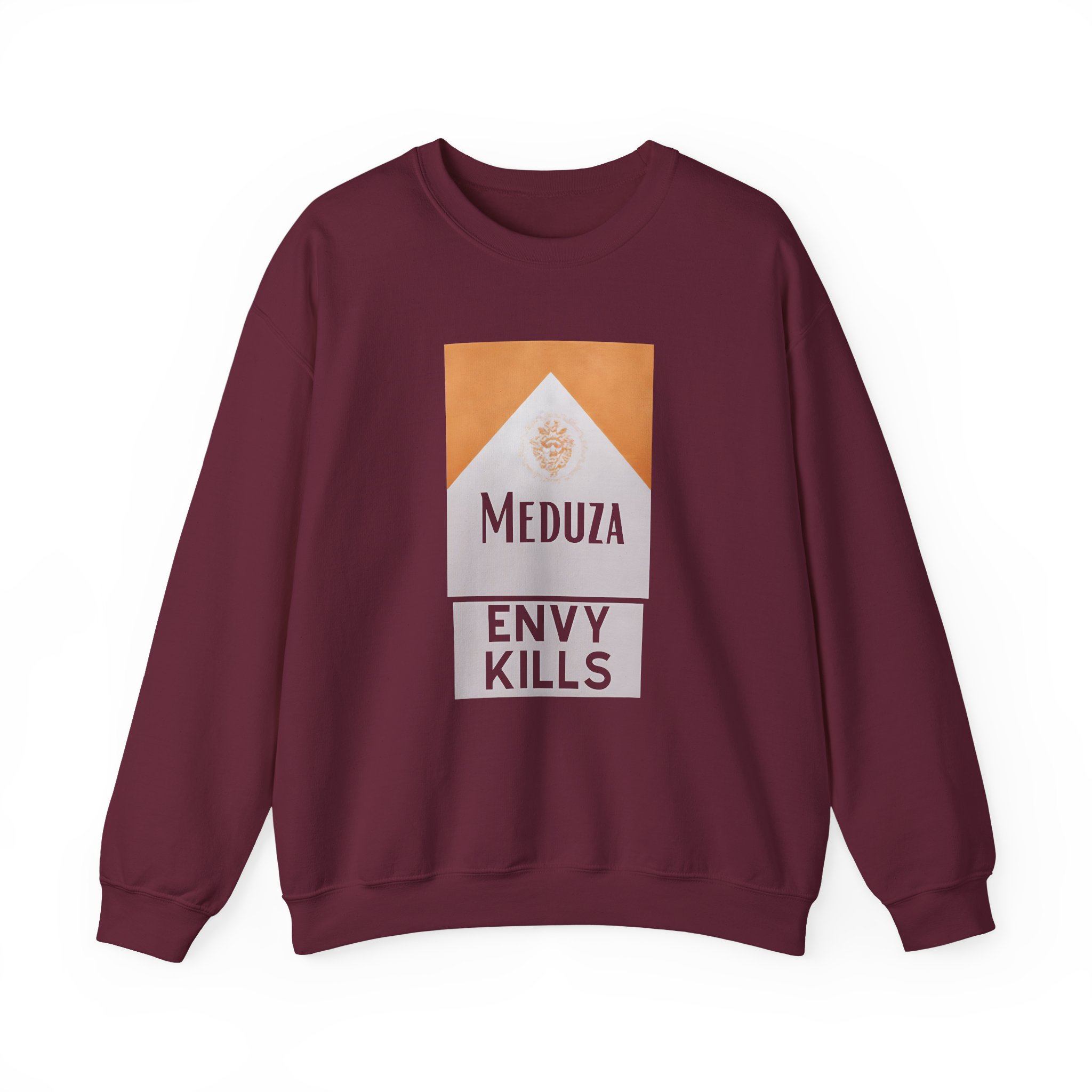 Meduza Envy Boxy Tie-dyed Unisex Heavy Blend™ Crewneck Sweatshirt - Image 3