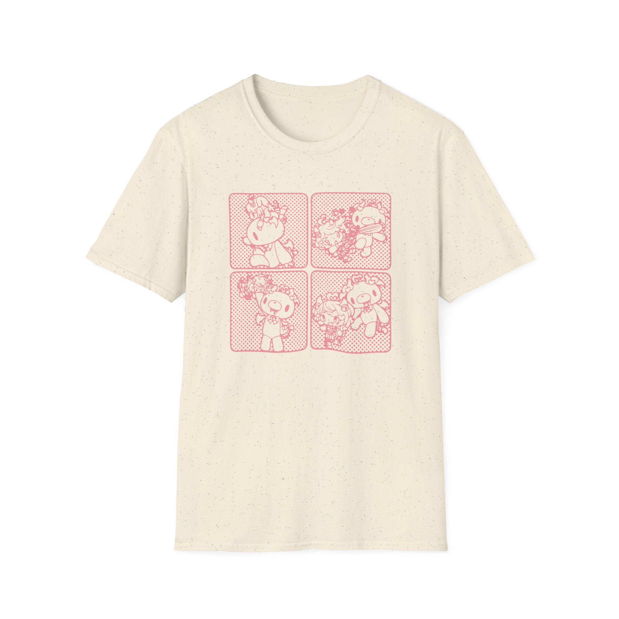 Ironmouse X Gloomy Bear Unisex Softstyle T-shirt - Image 5