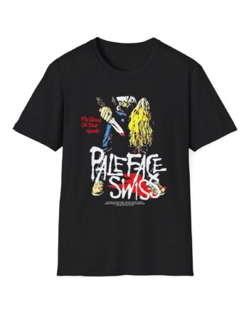 Paleface Swiss My Blood on Your Hands Washed Out Unisex Softstyle T-Shirt
