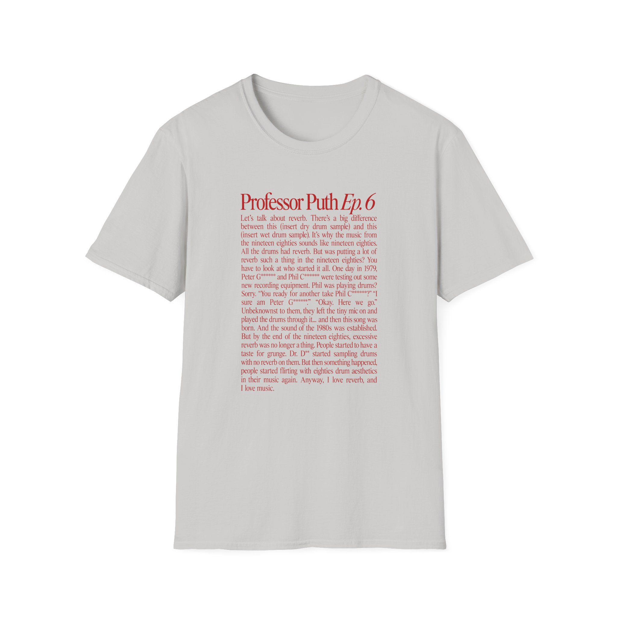 Charlie Puth Professor Puth Unisex Softstyle T-shirt - Image 5