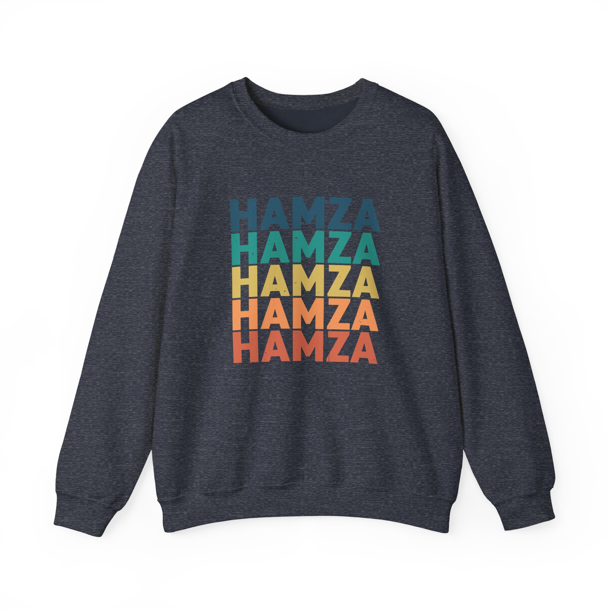 Hamza Name Unisex Heavy Blend™ Crewneck Sweatshirt - Image 15