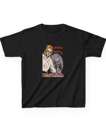 Blue October Open Book Skeleton Cowboy Kids Heavy Cotton™ Tee