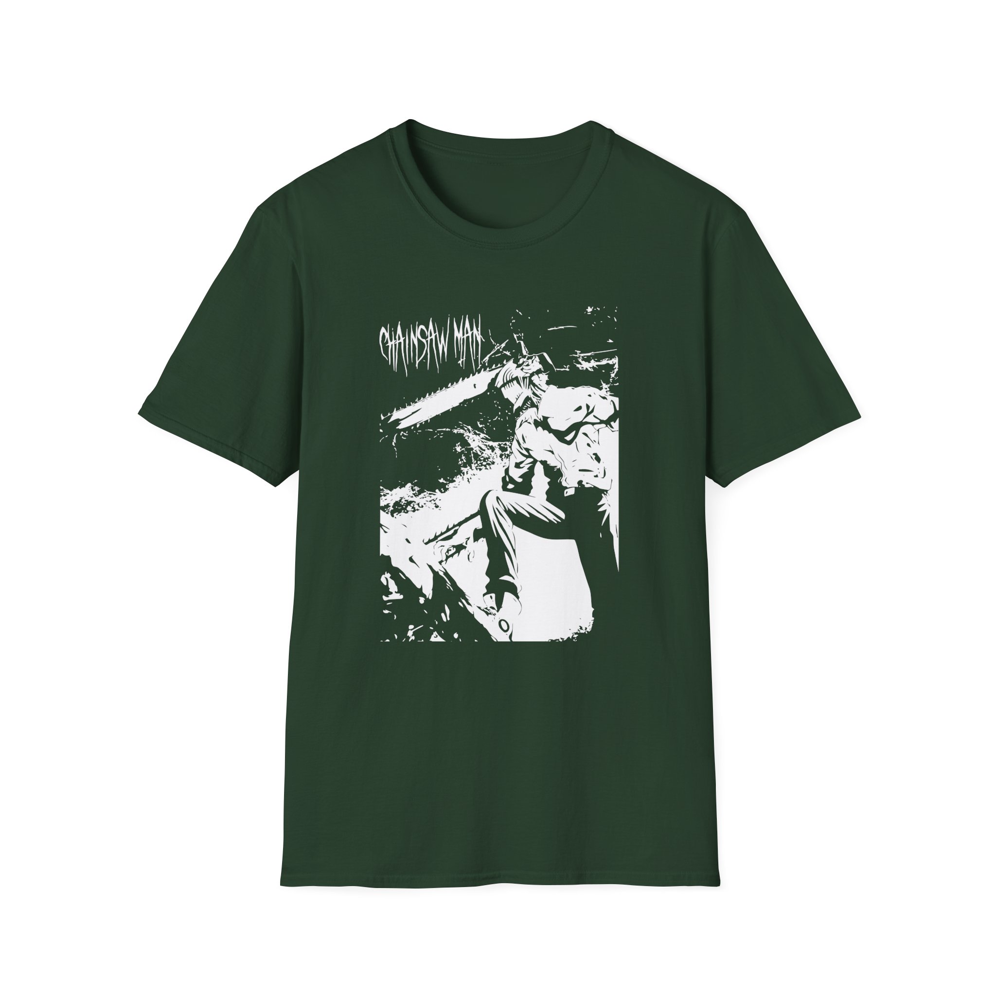Chainsaw Man Jumbo Denji Unisex Softstyle T-Shirt - Image 7