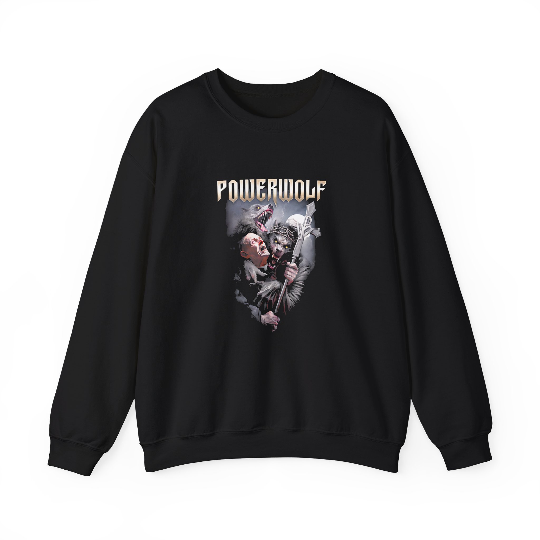 Powerwolf Thunderpriest Unisex Heavy Blend™ Crewneck Sweatshirt