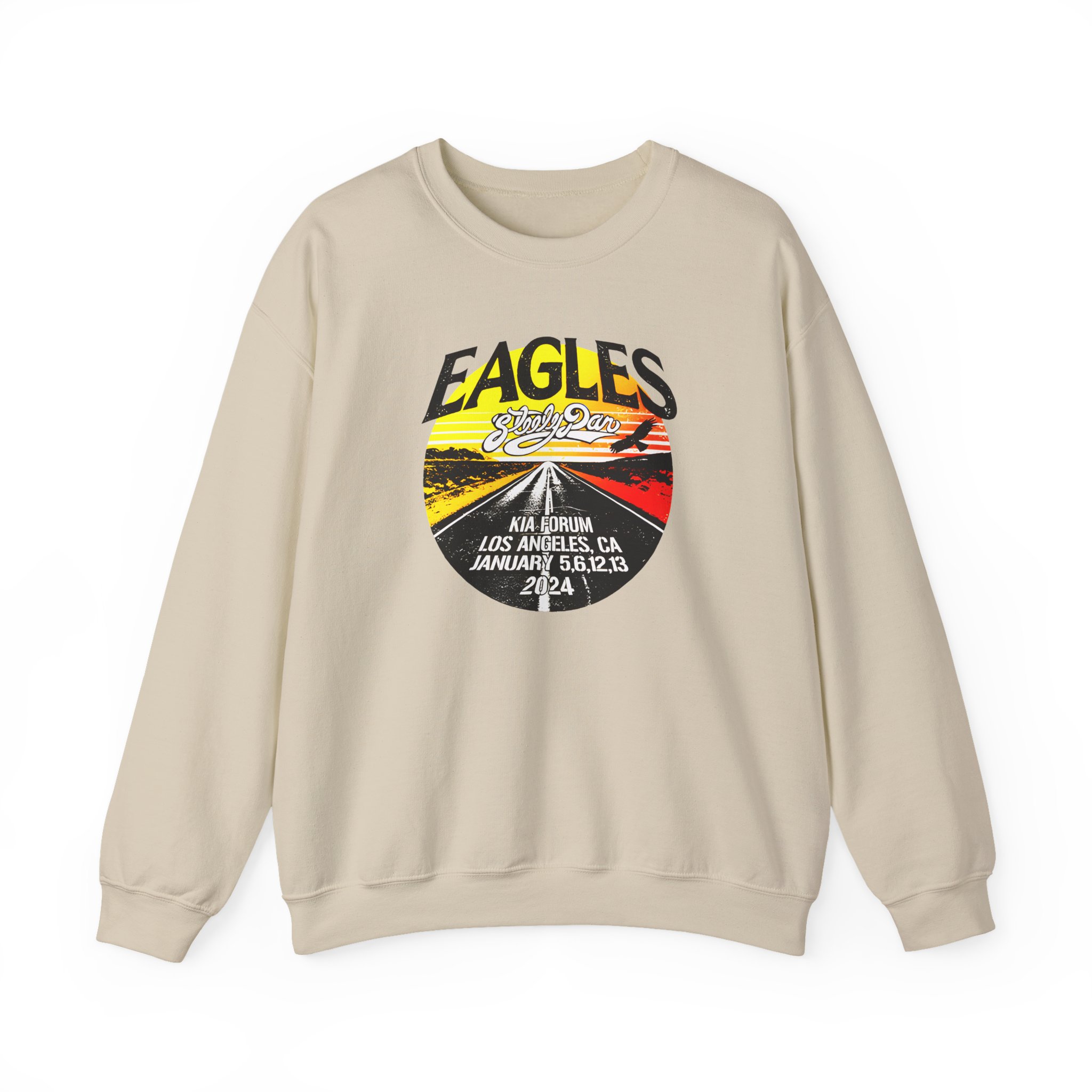 The Eagles Sphere 2024 / 2025 Sunset Unisex Heavy Blend™ Crewneck Sweatshirt - Image 5