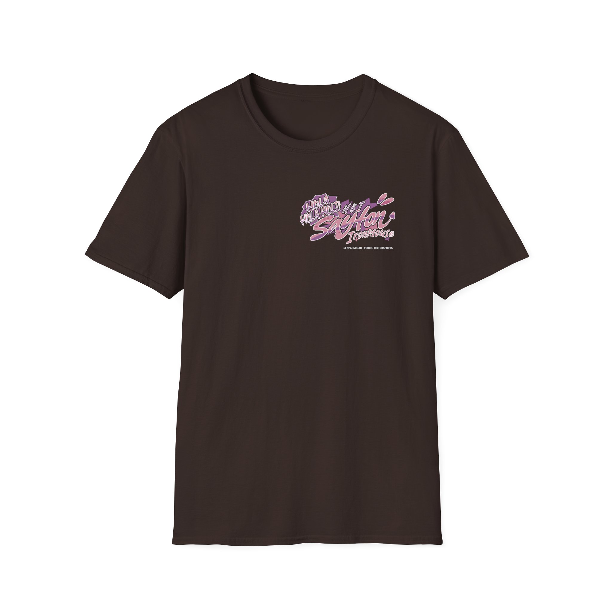 Ironmouse V2 Vshojo X Senpai Squad Unisex Softstyle T-shirt - Image 3