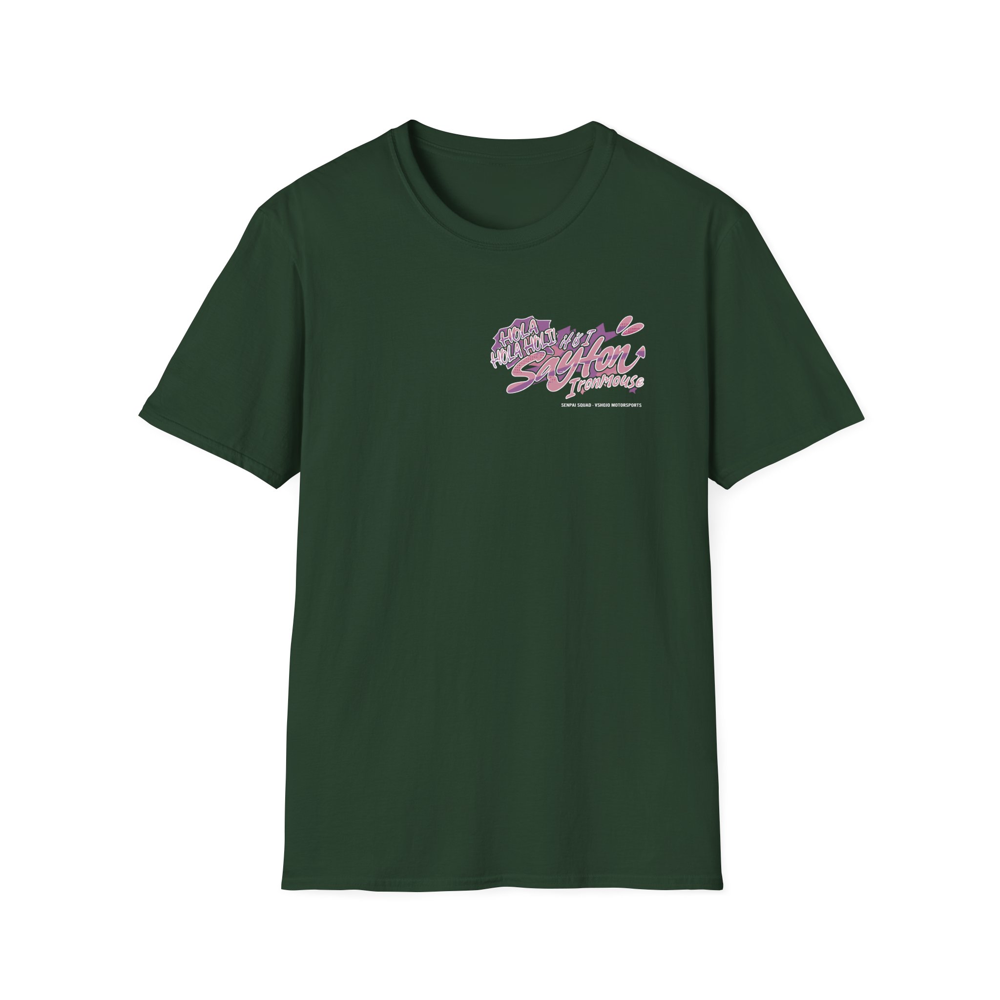 Ironmouse V2 Vshojo X Senpai Squad Unisex Softstyle T-shirt - Image 5