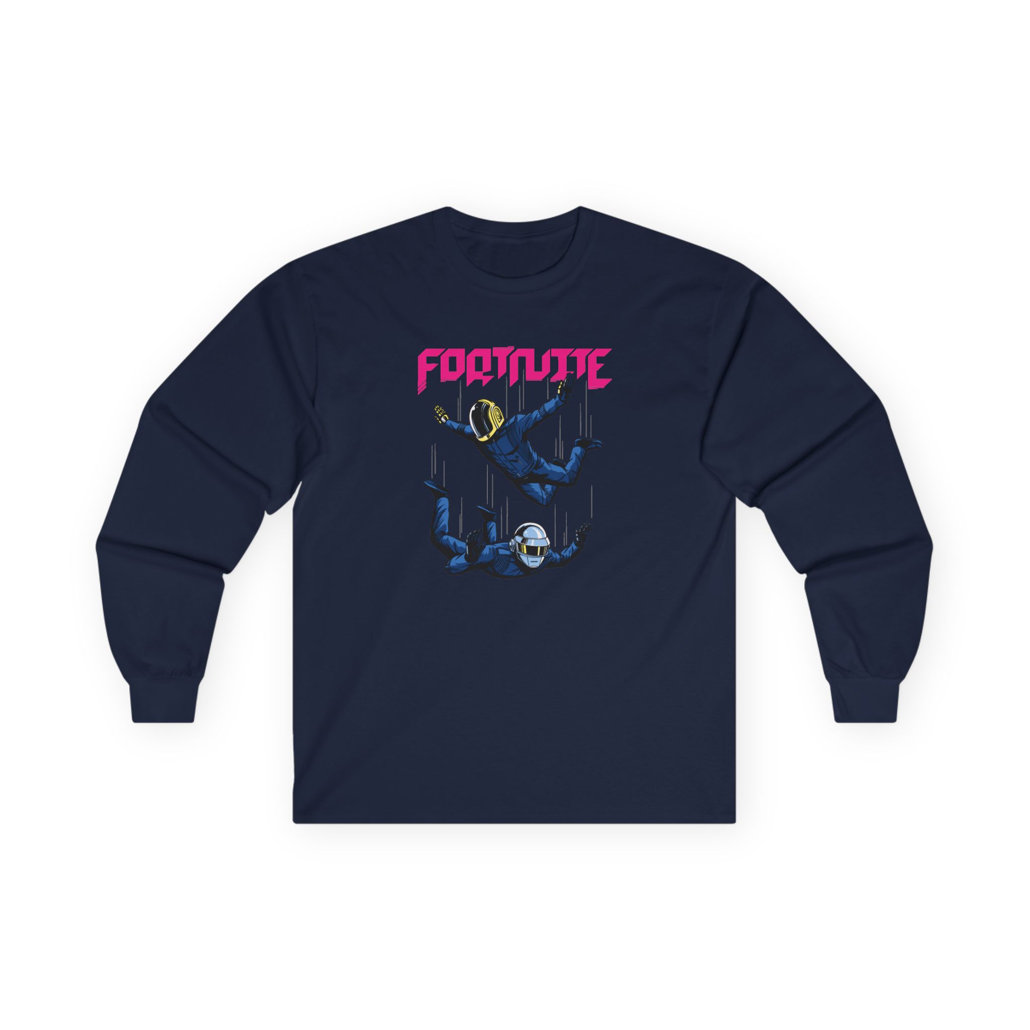 Daft Punk Fortnite X Daft Punk Unisex Ultra Cotton Long Sleeve Tee - Image 7