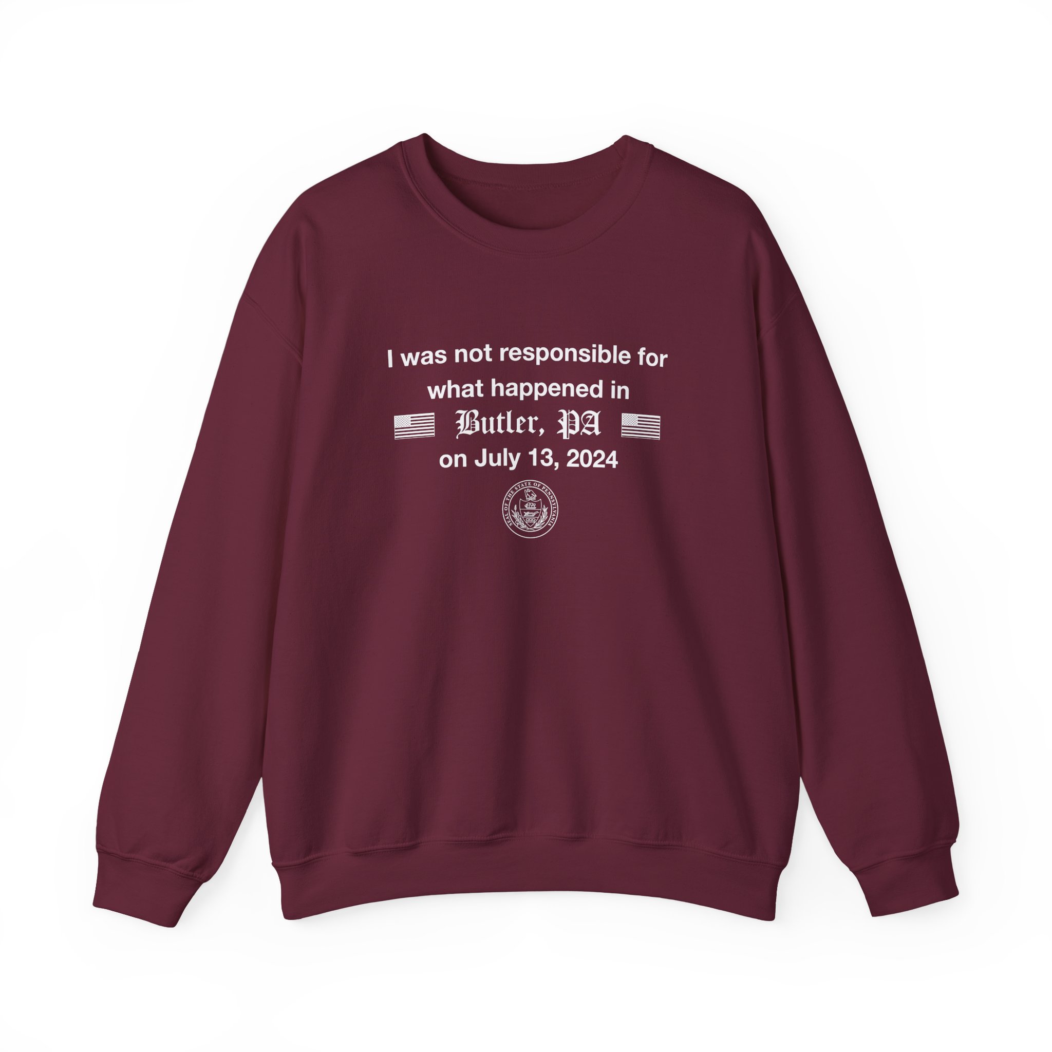 Jschlatt the Presidential Mishap Unisex Heavy Blend™ Crewneck Sweatshirt - Image 5