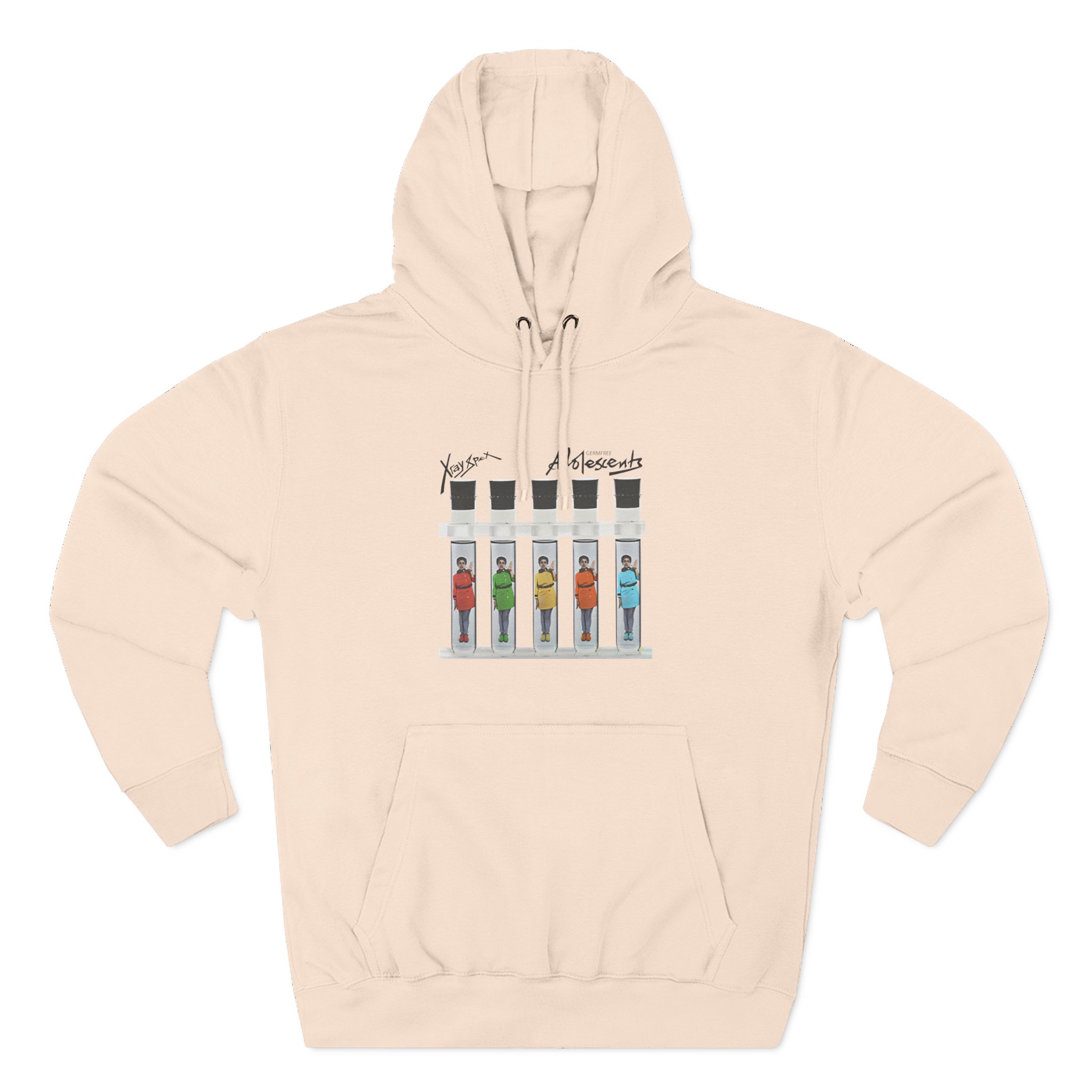 X-ray Spex Germ Free Five Tube Three-panel Fleece Hoodie - Image 7