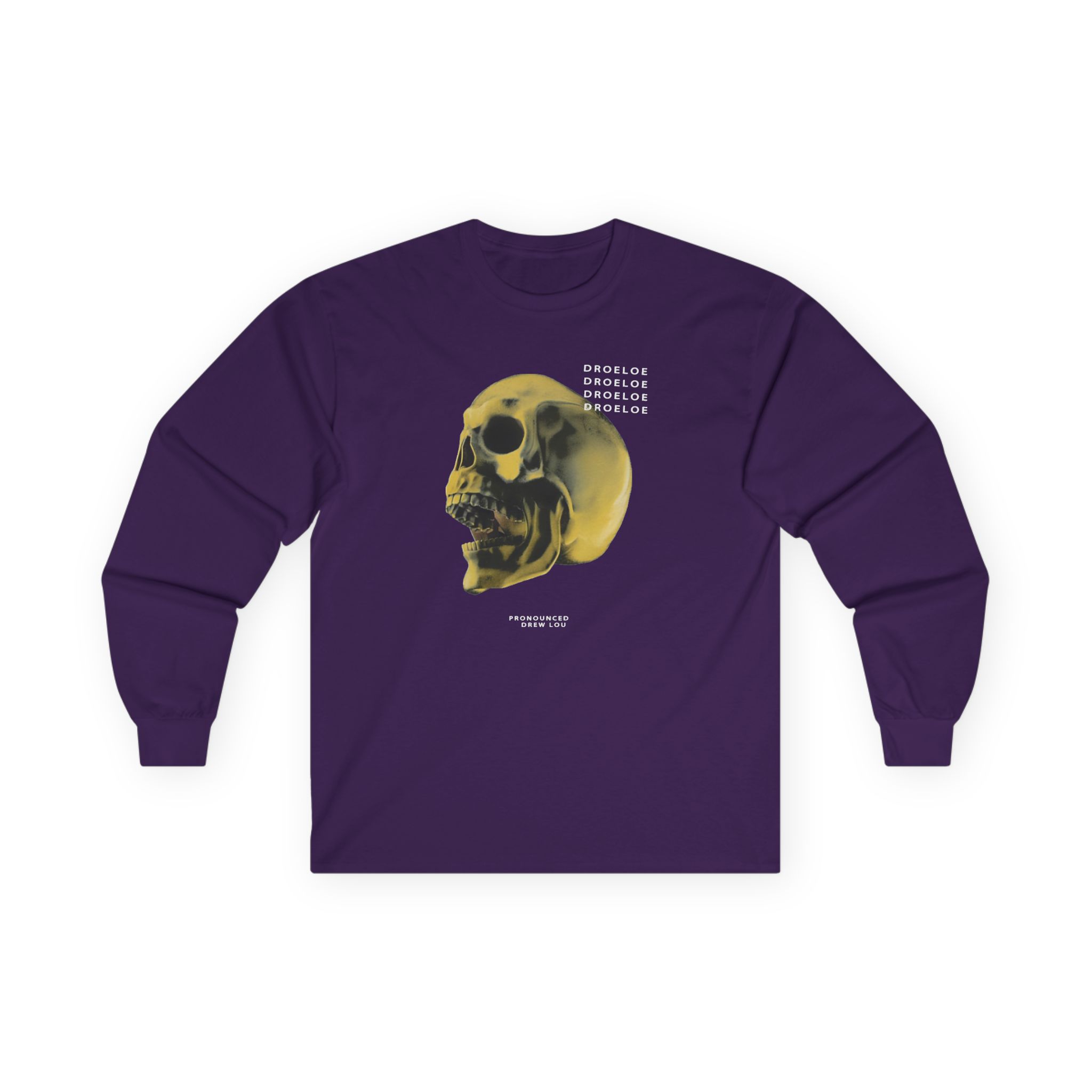 Deadbeats Gold Skull Unisex Ultra Cotton Long Sleeve Tee - Image 11