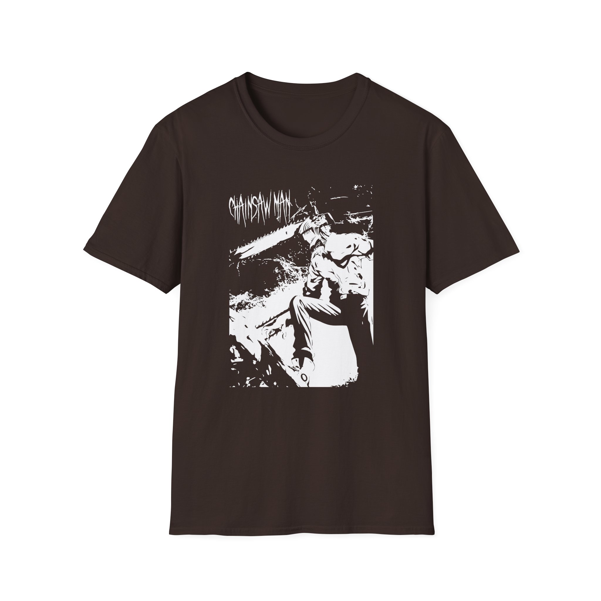 Chainsaw Man Jumbo Denji Unisex Softstyle T-Shirt - Image 5