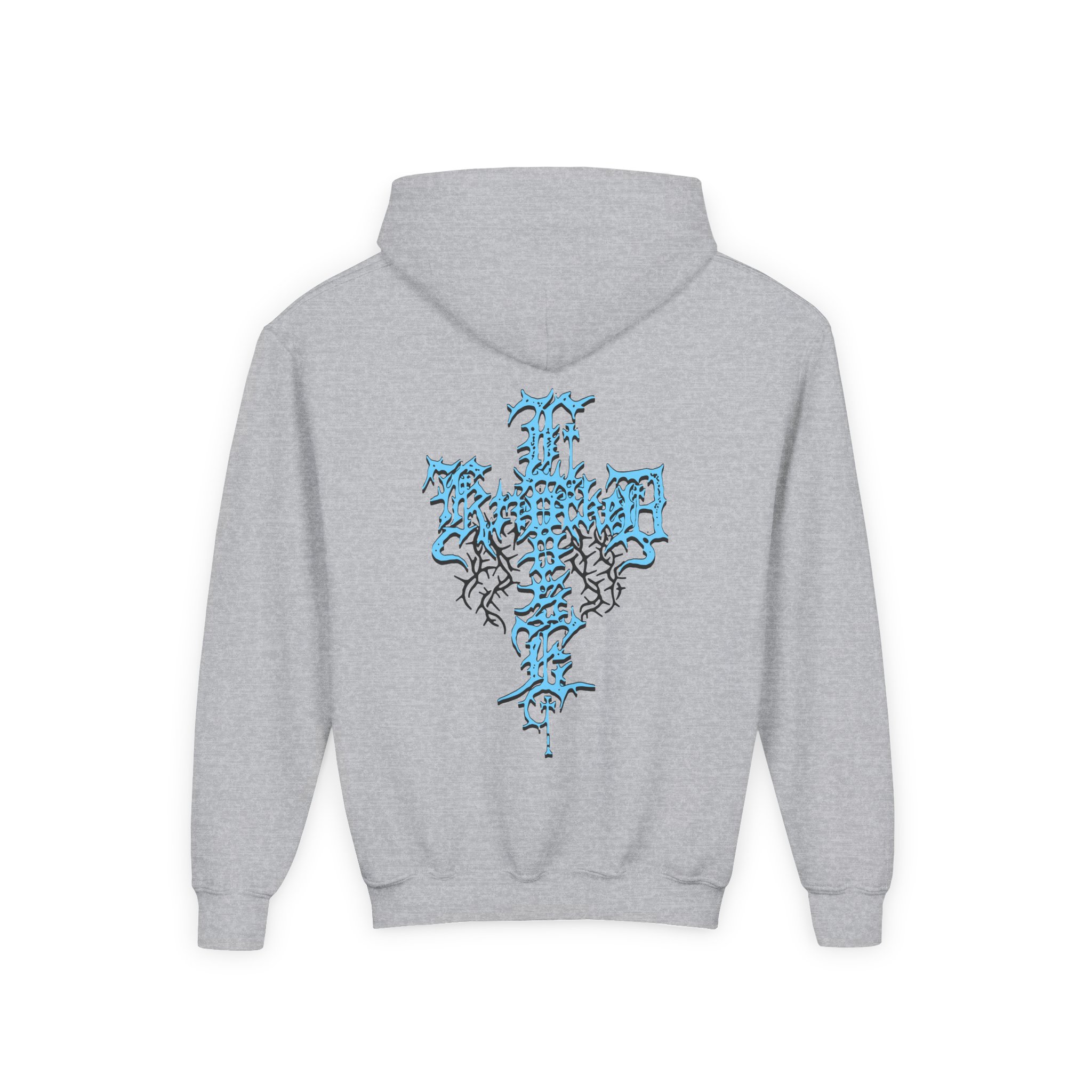 Knocked Loose Otak Youth Heavy Blend Hooded Sweatshirt - Image 4