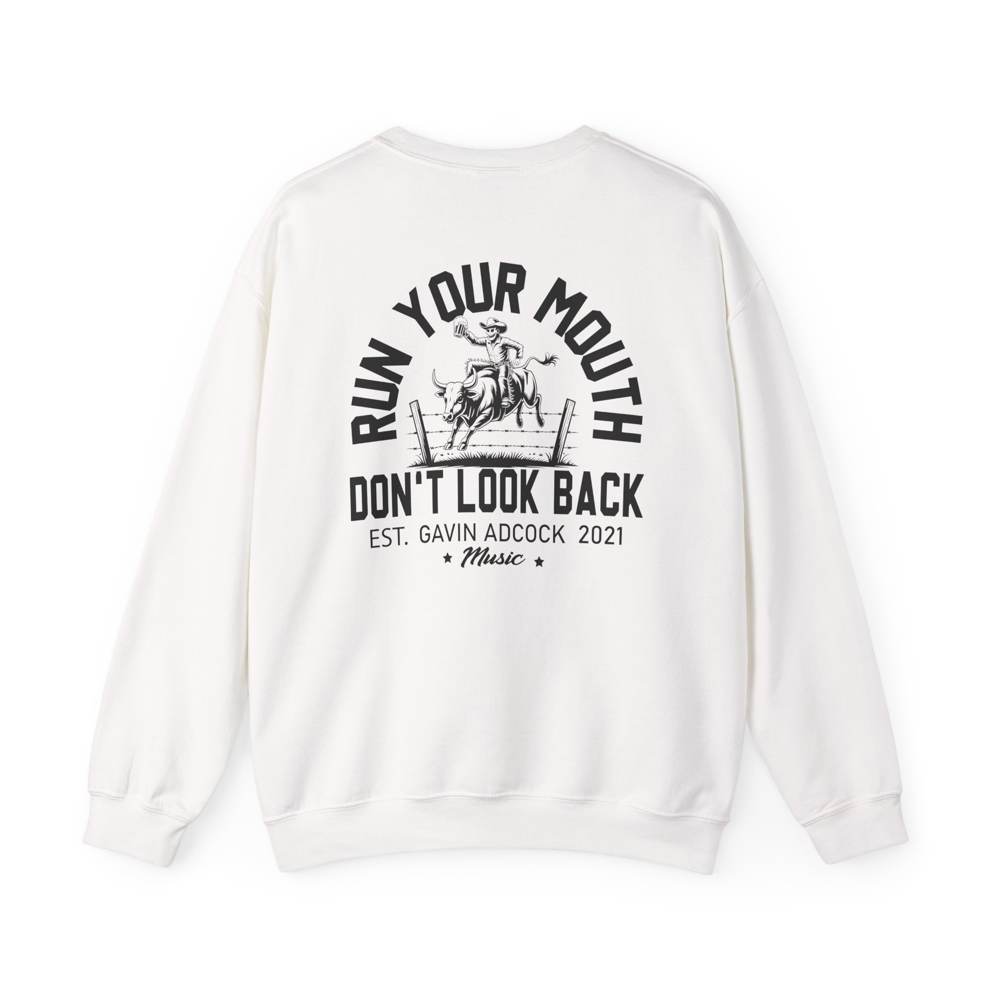 Gavin Adcock Run Your Mouth Unisex Heavy Blend™ Crewneck Sweatshirt - Image 2
