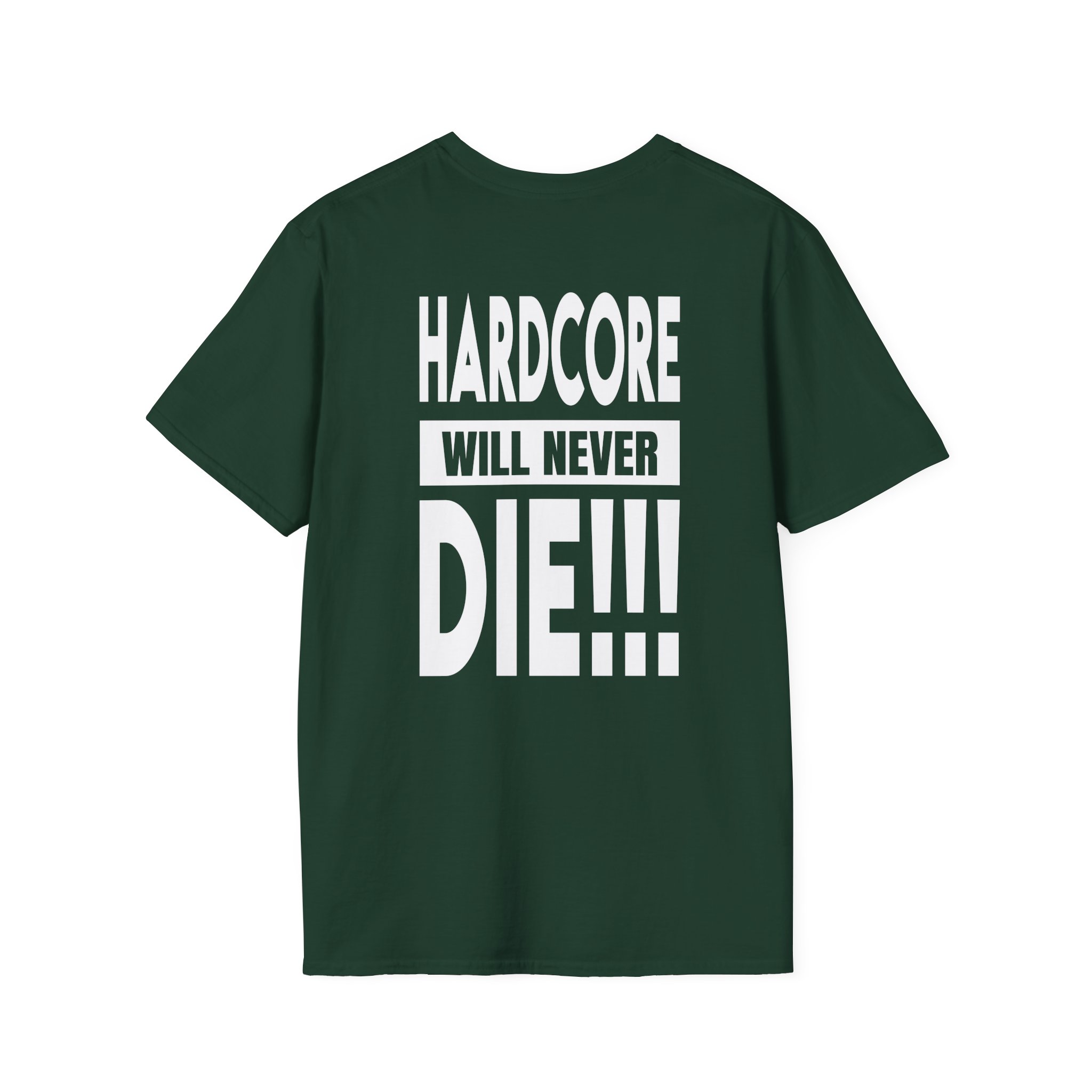 Thunderdome Hardcore Will Never Die Unisex Softstyle T-Shirt - Image 8