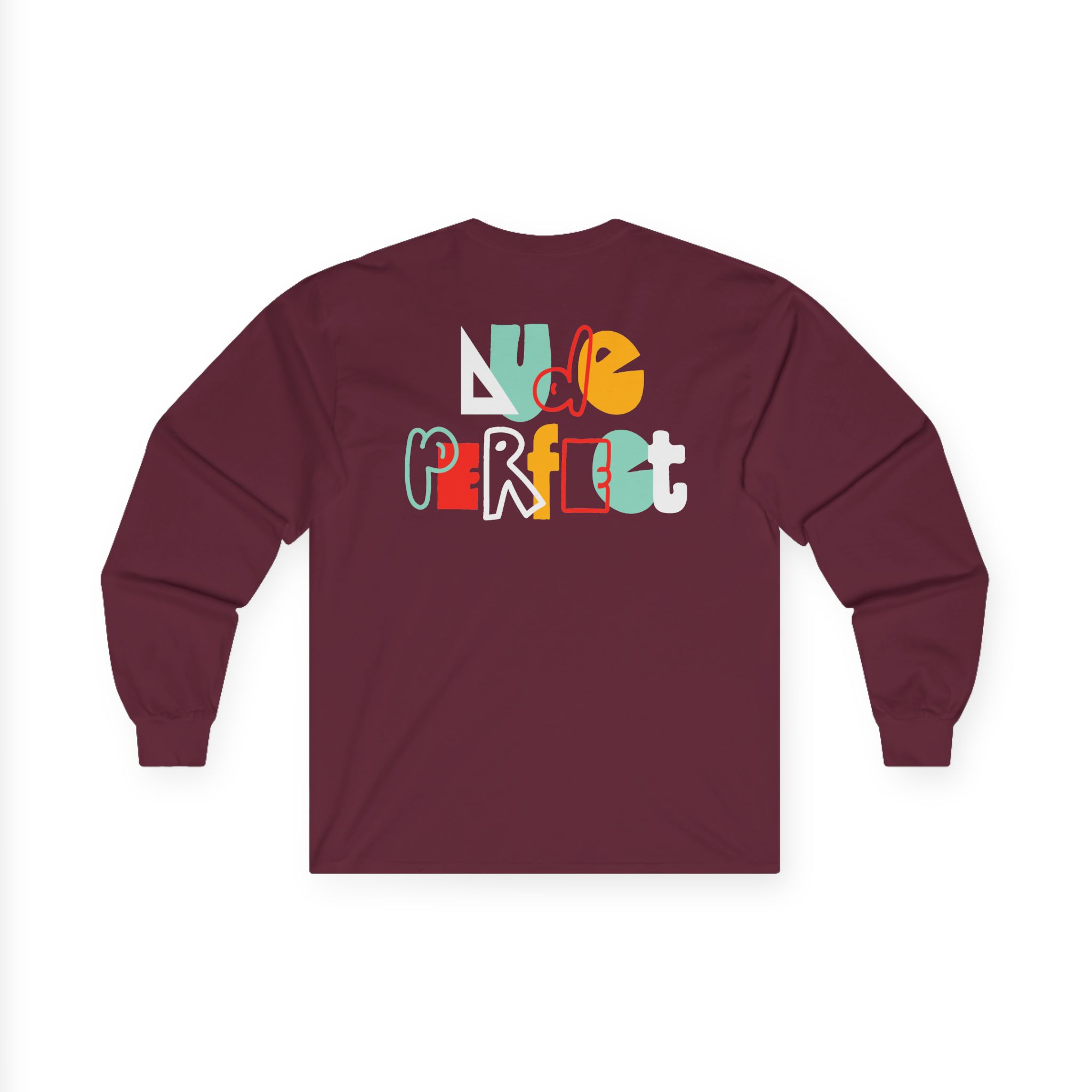 Dude Perfect Shape Unisex Ultra Cotton Long Sleeve Tee - Image 4