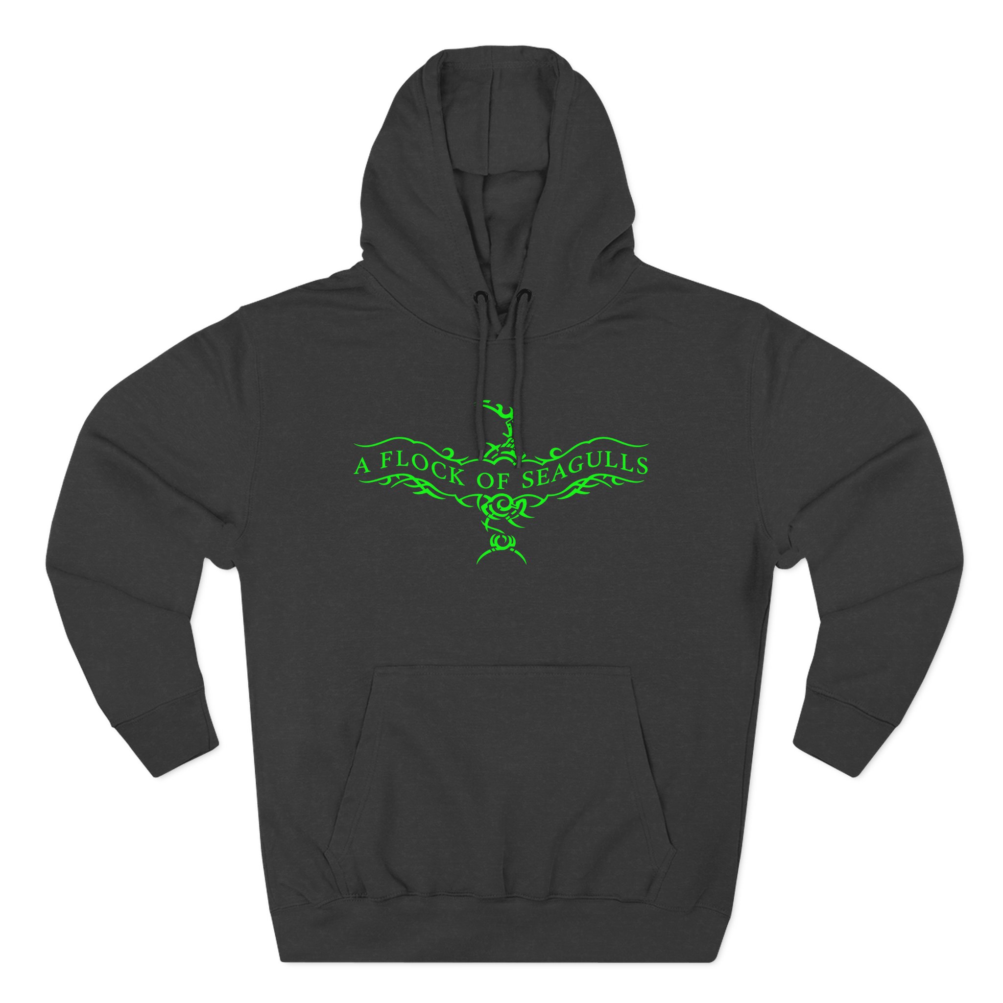 A Flock of Seagulls Logo Three-Panel Fleece Hoodie - Image 3