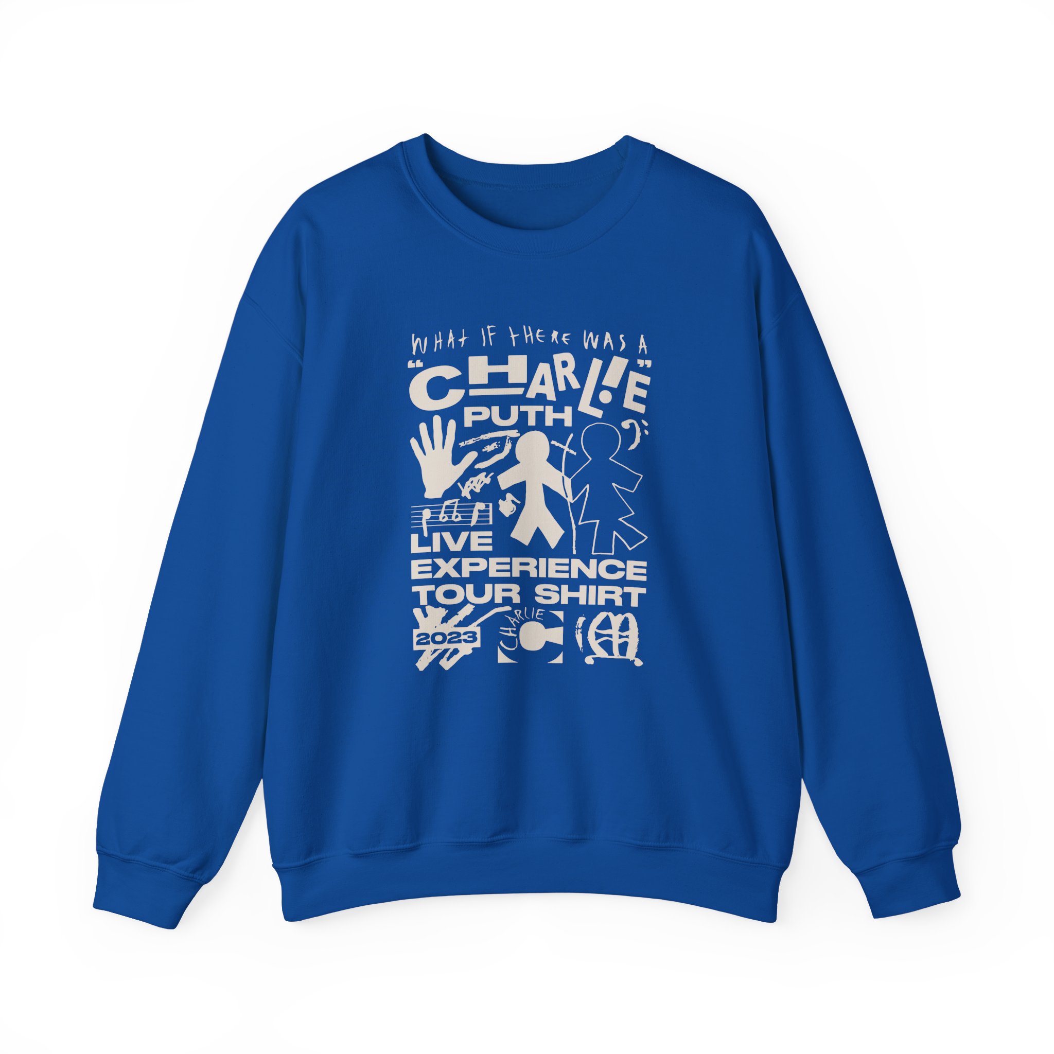 Charlie Puth What If There Was A Tour Unisex Heavy Blend™ Crewneck Sweatshirt - Image 9
