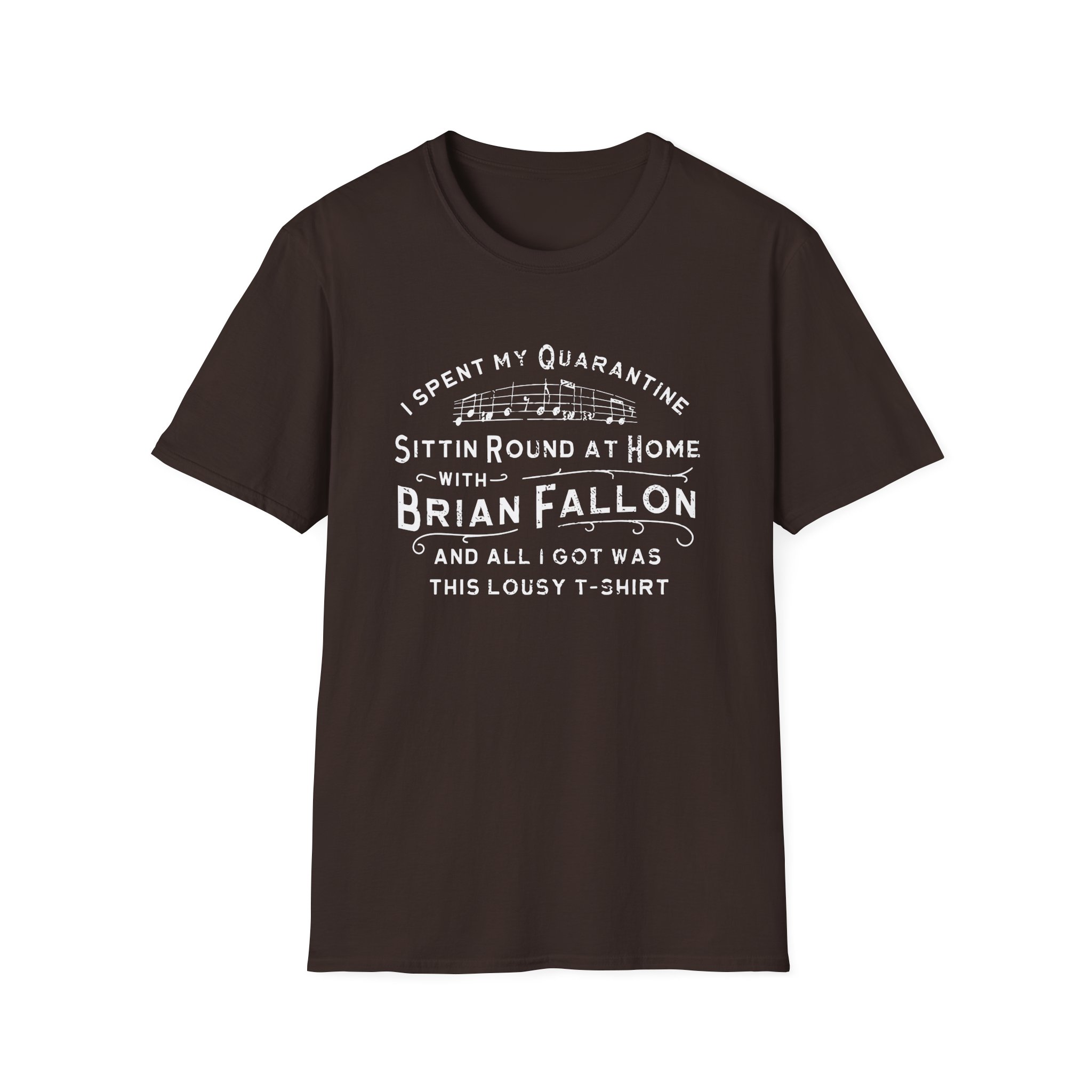 Brian Fallon Sittin Round Unisex Softstyle T-Shirt - Image 5