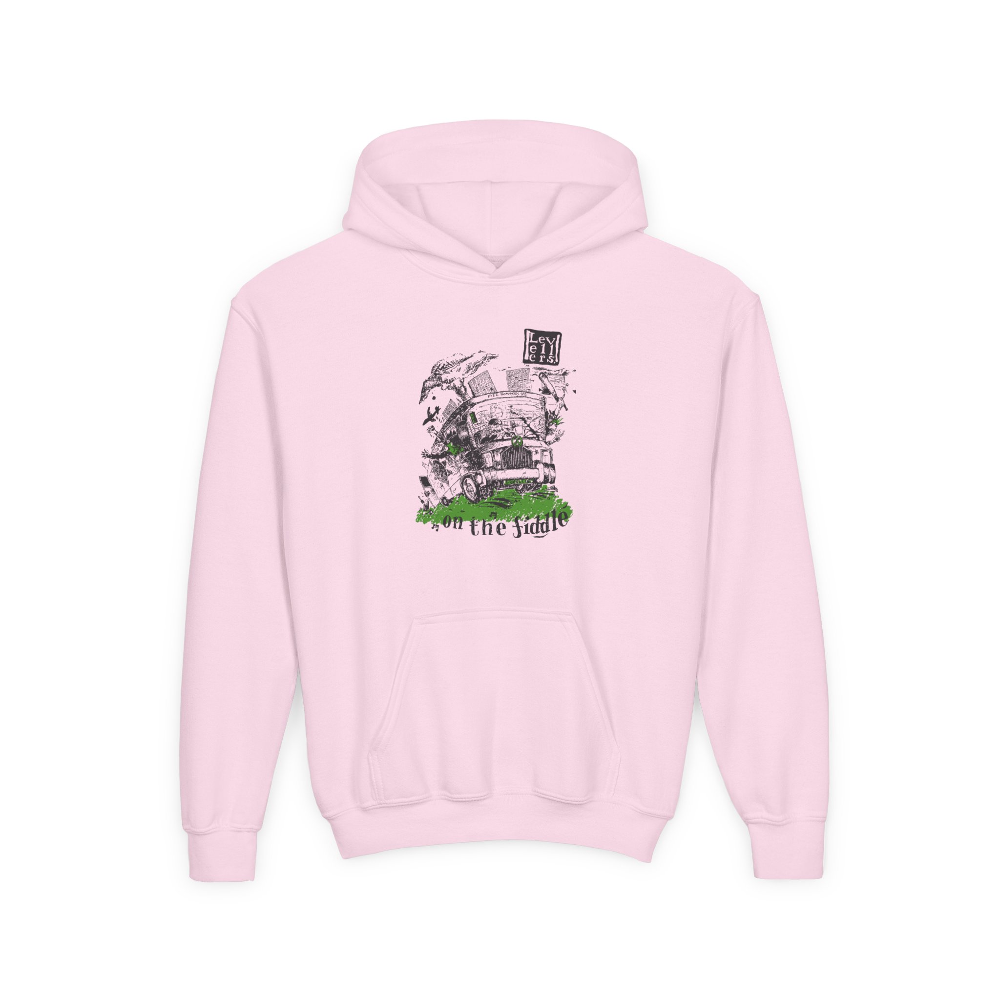 Levellers on the Fiddle Youth Heavy Blend Hooded Sweatshirt - Image 5