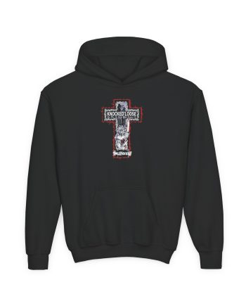 Knocked Loose Girl Knife Suffocate Youth Heavy Blend Hooded Sweatshirt