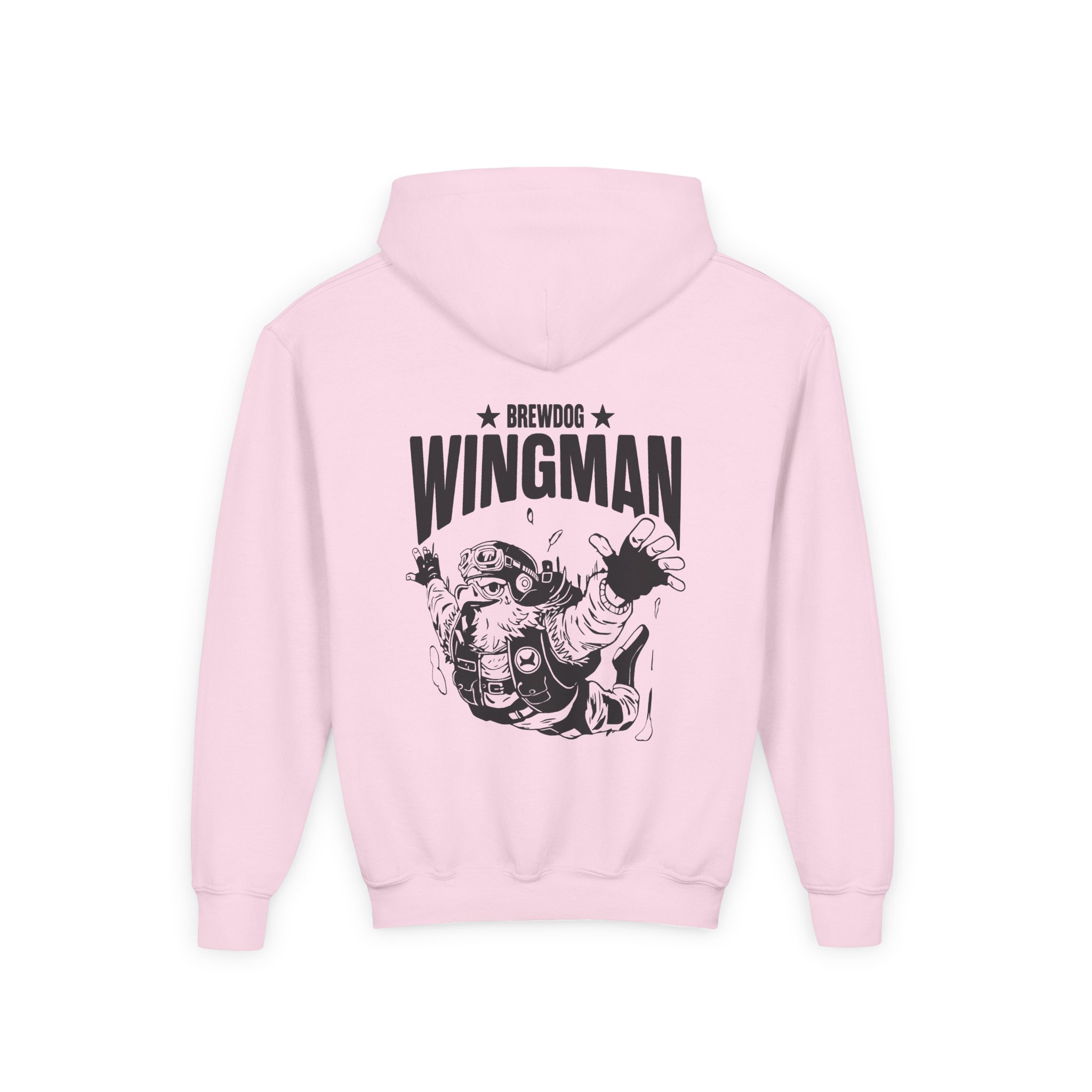 Brewdog Wingman Aviator Youth Heavy Blend Hooded Sweatshirt - Image 8