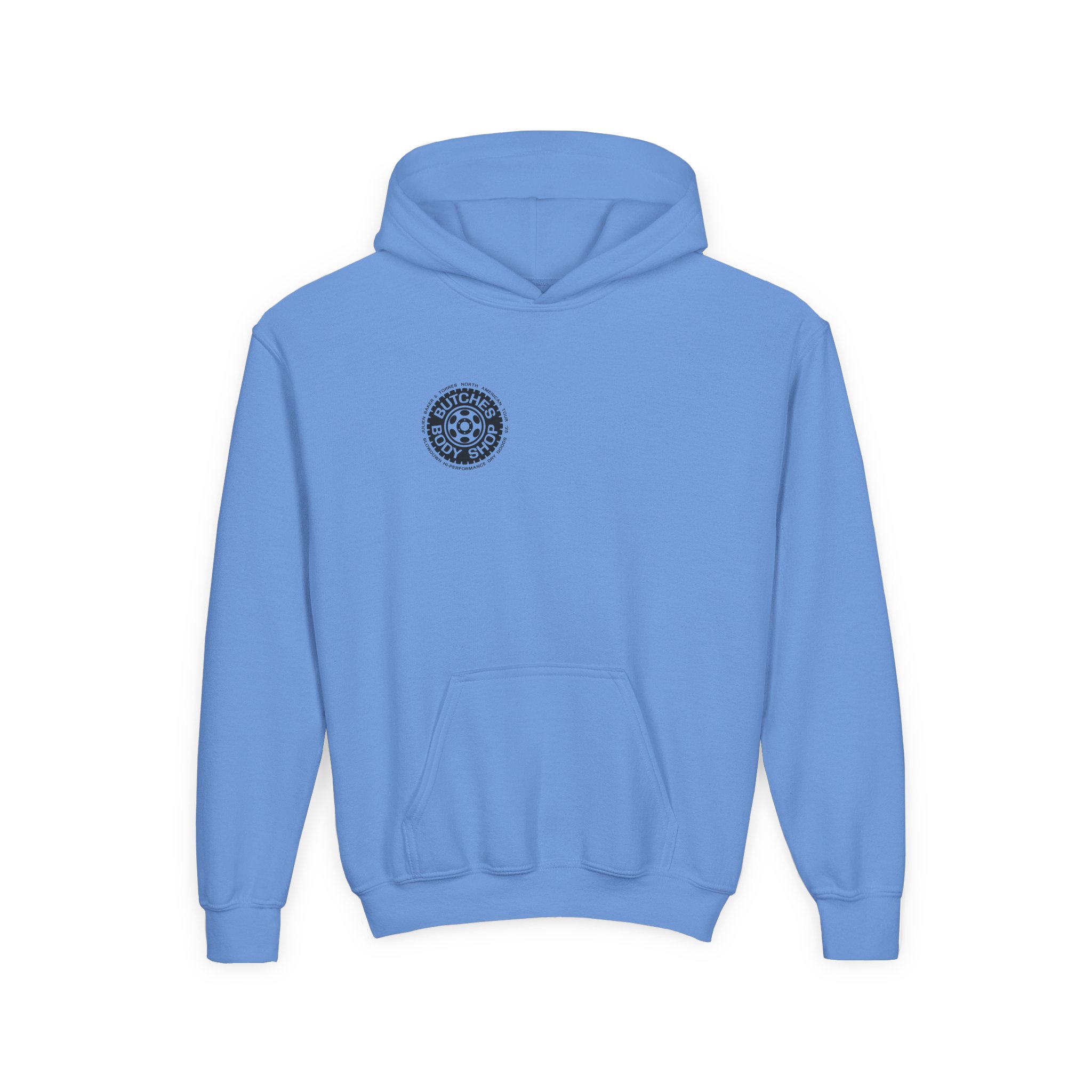 Julien Baker Protops Monster Truck Youth Heavy Blend Hooded Sweatshirt - Image 5