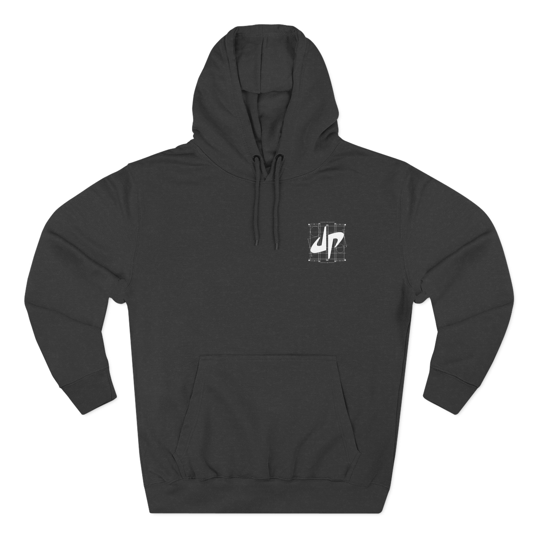 Dude Perfect Blueprint Panda Three-Panel Fleece Hoodie - Image 3