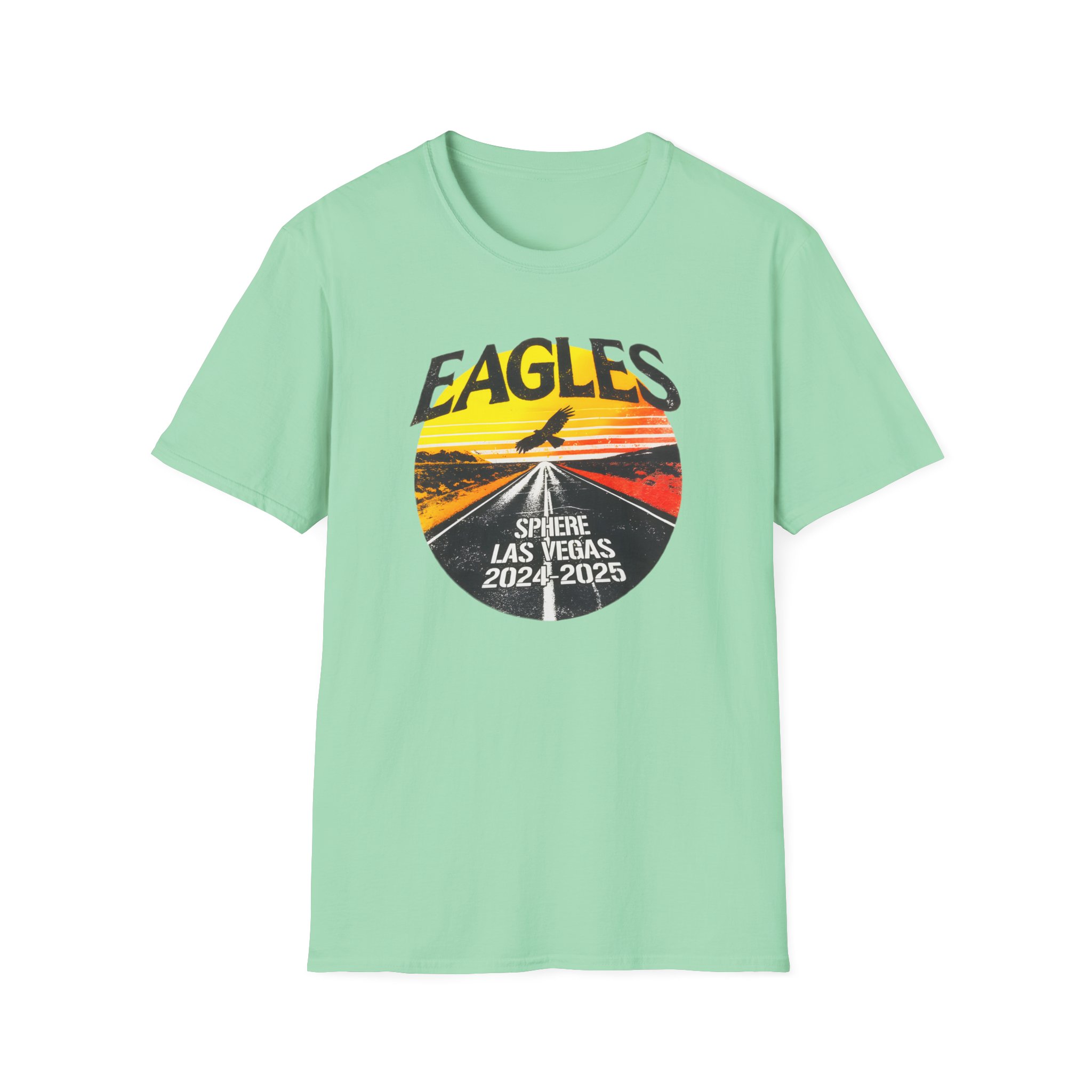 The Eagles Sphere 2024 / 2025 Sunset Unisex Softstyle T-Shirt - Image 11