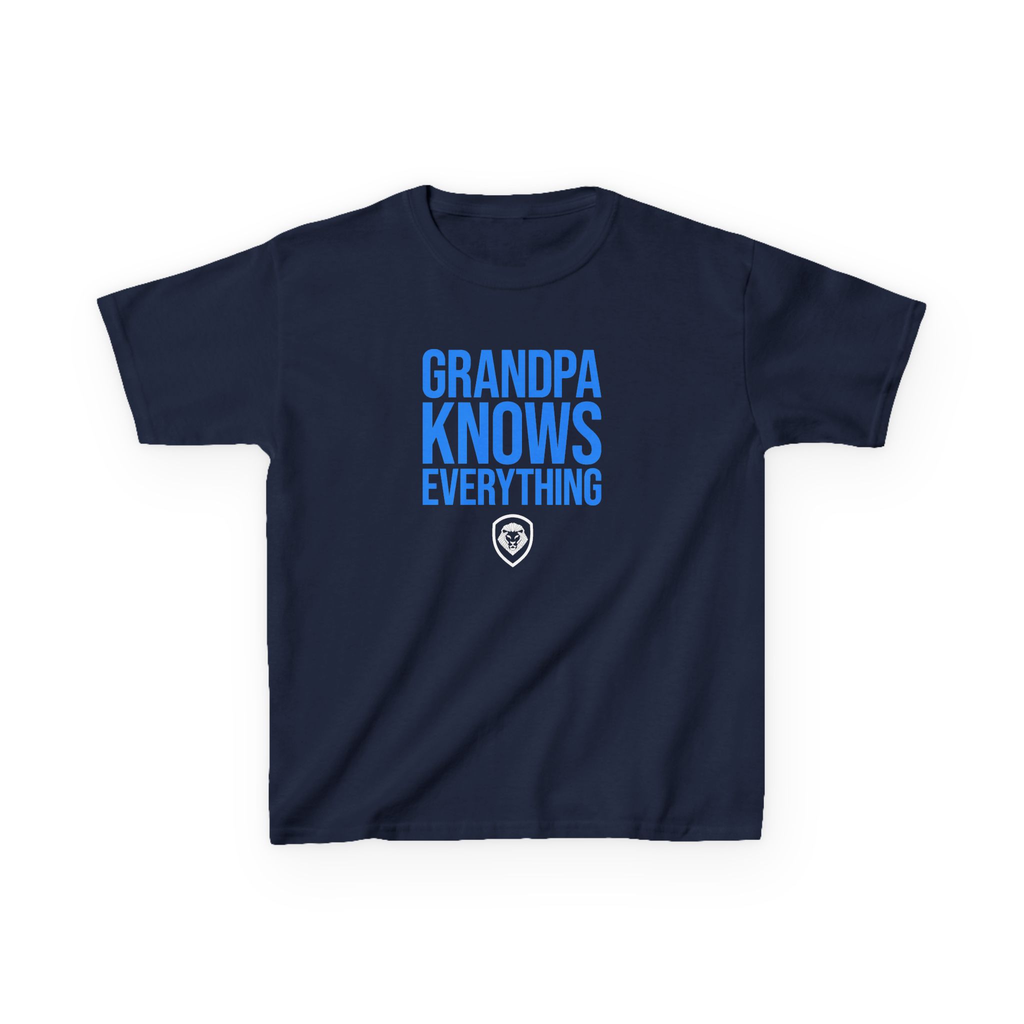 Valuetainment Grandpa Knows Everything Kids Heavy Cotton™ Tee - Image 5