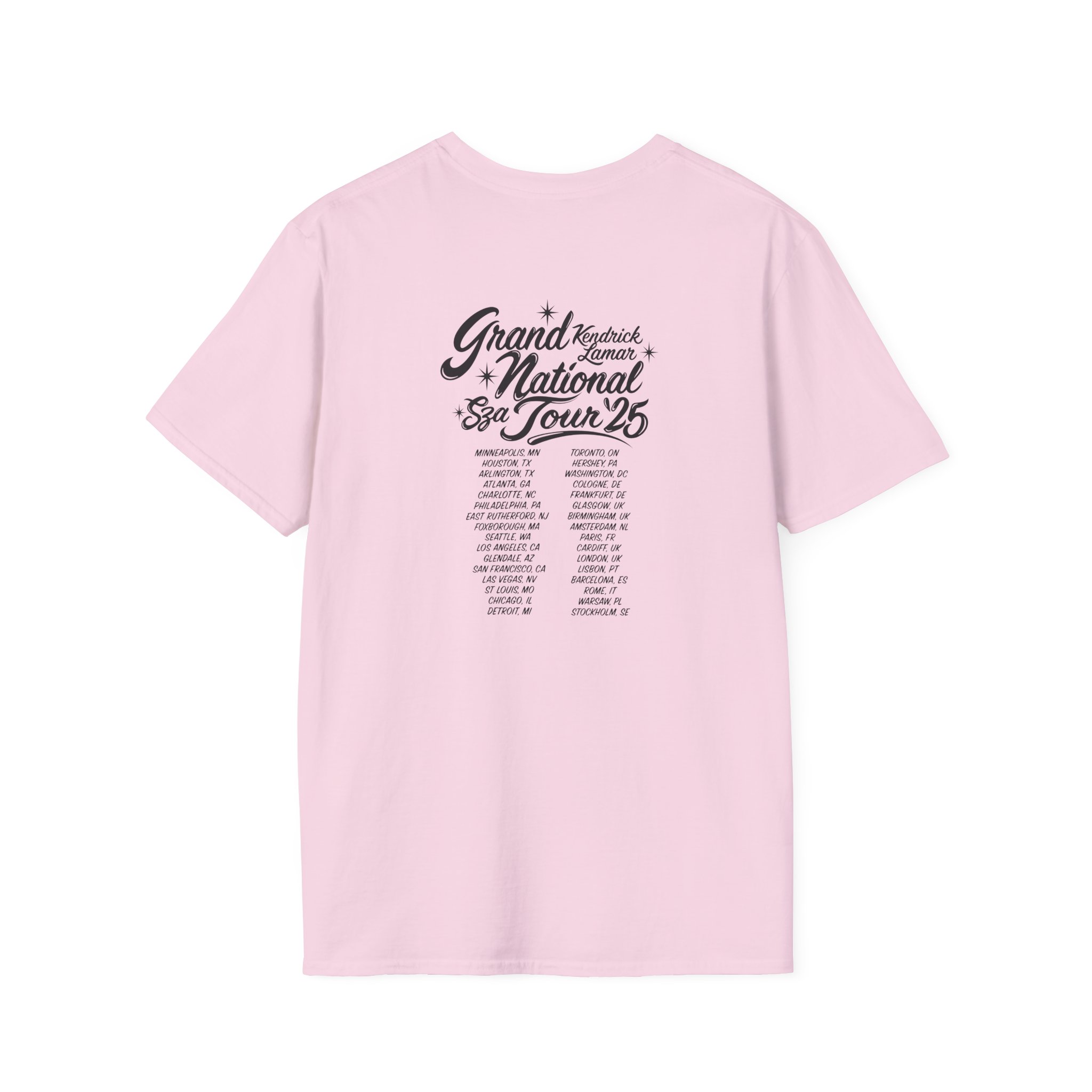 Sza Sos if This World Were Mine Grand National Tou Unisex Softstyle T-Shirt - Image 30