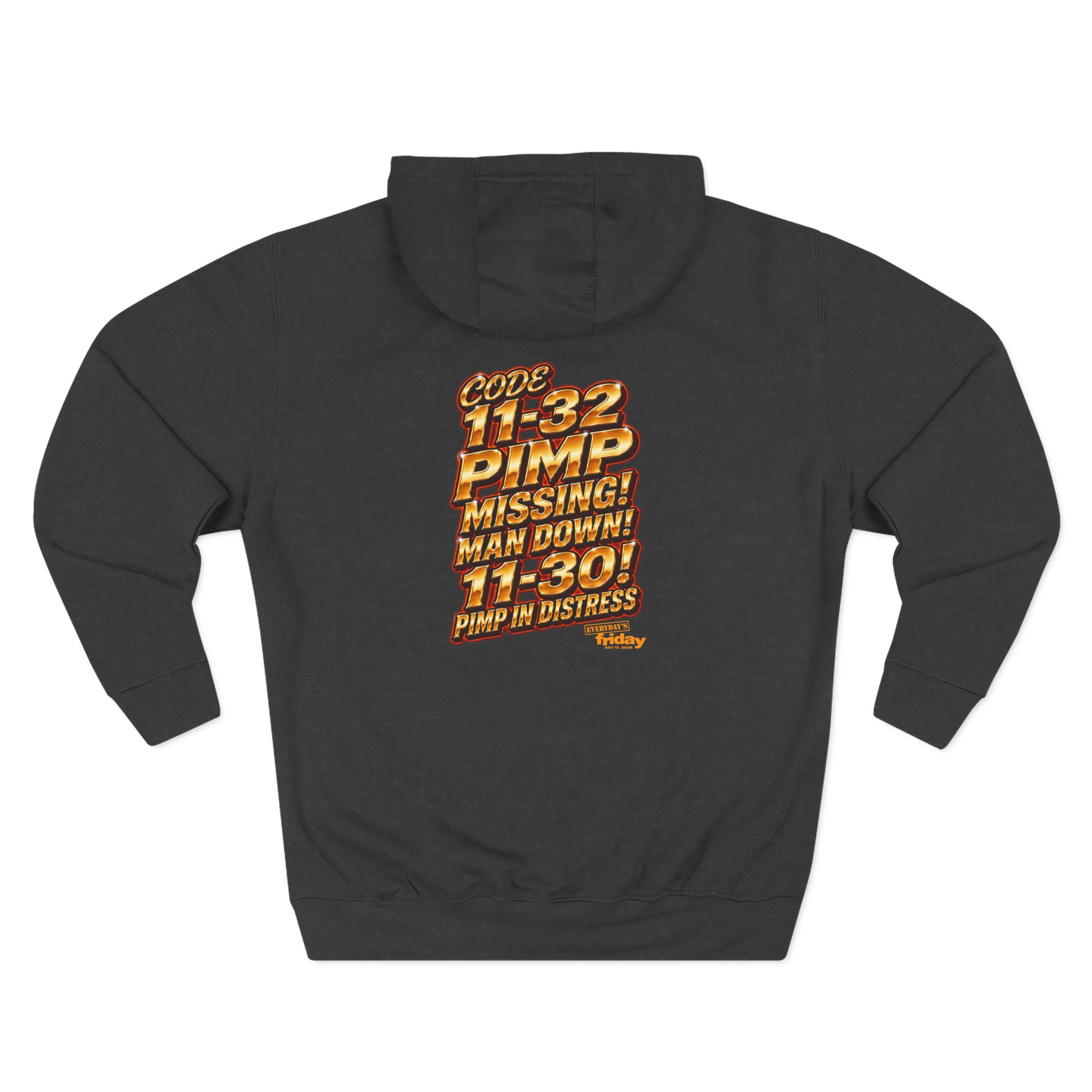 Ice Cube Pimp Three-Panel Fleece Hoodie - Image 4