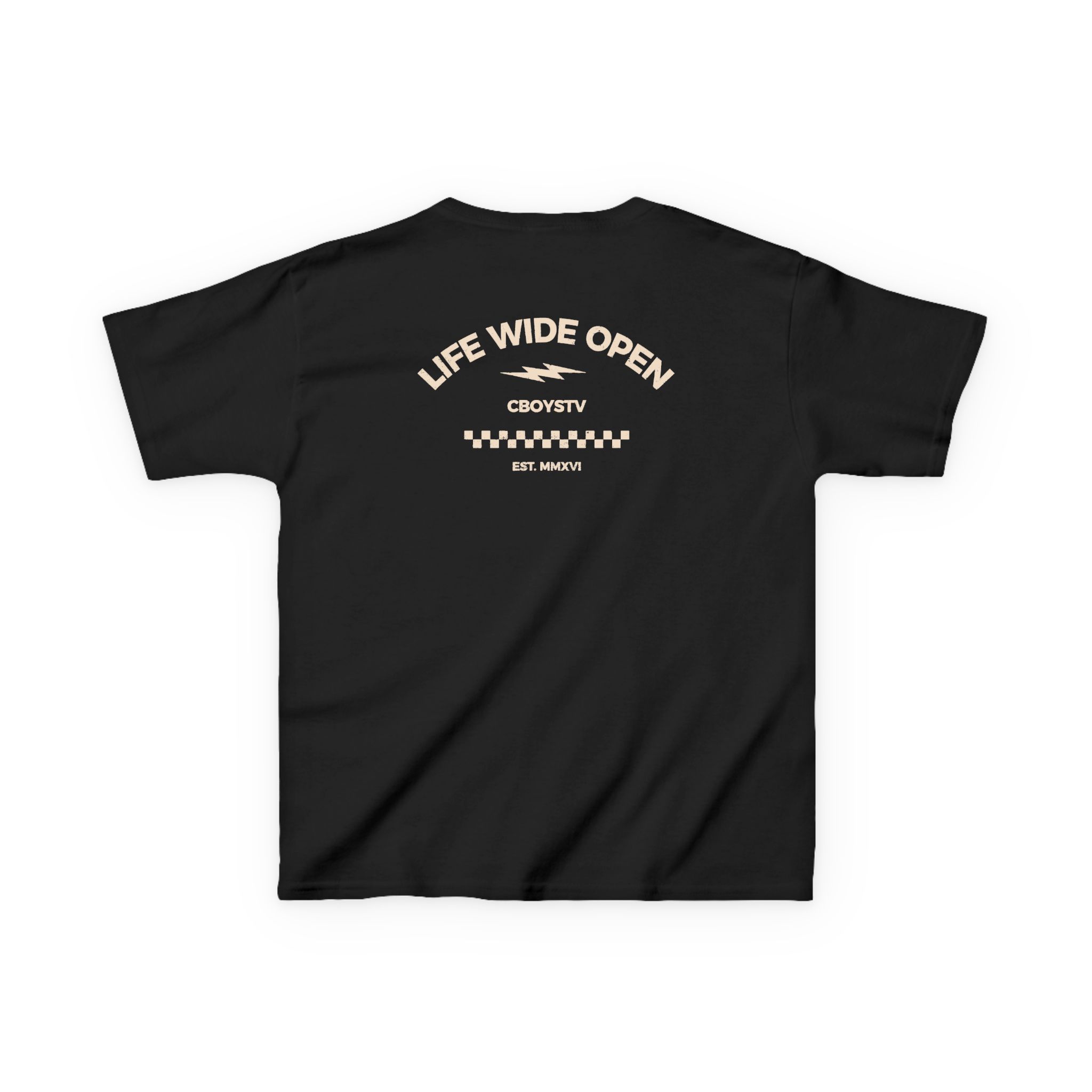 Kids Cboystv Checkered Tournament Heavy Cotton™ Tee - Image 2