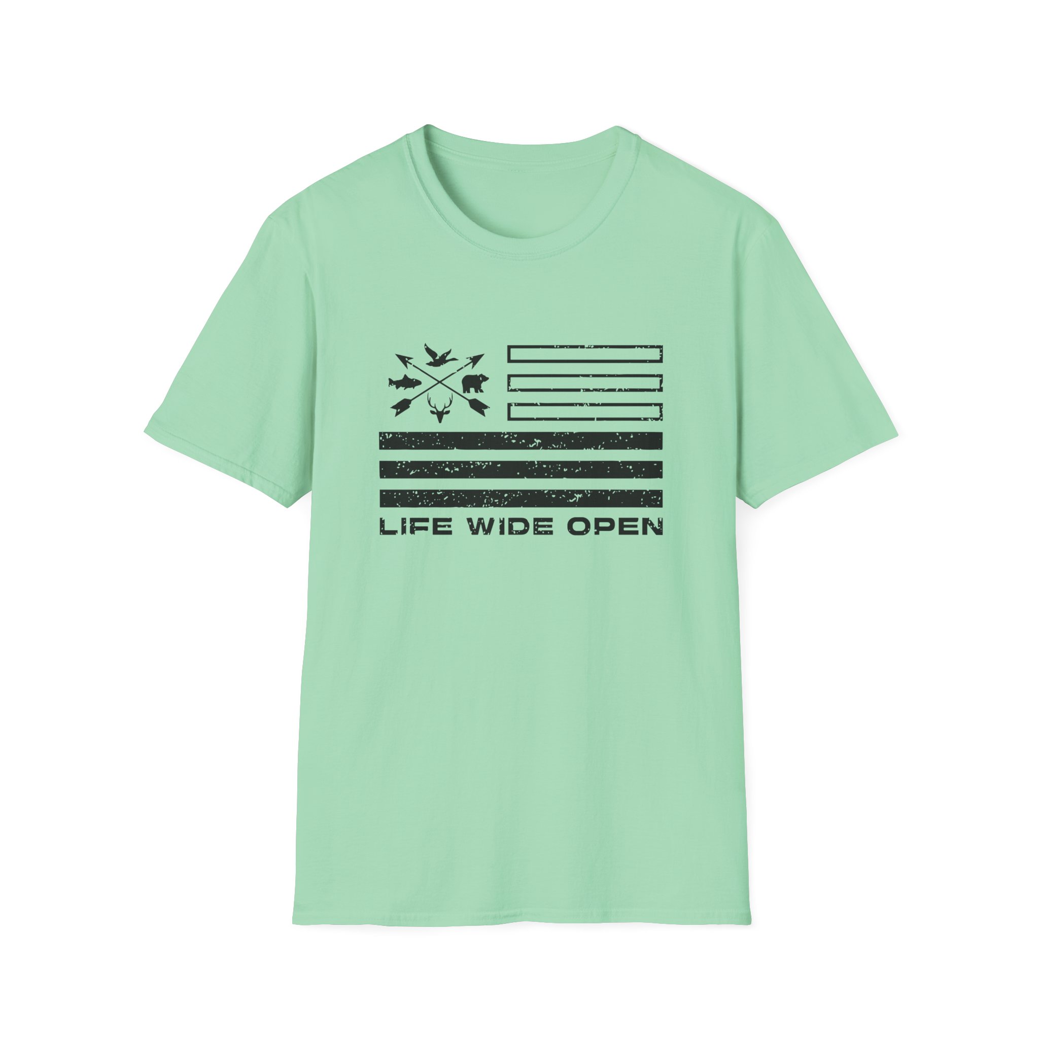 Cboystv Freedom Outdoors Unisex Softstyle T-Shirt - Image 19