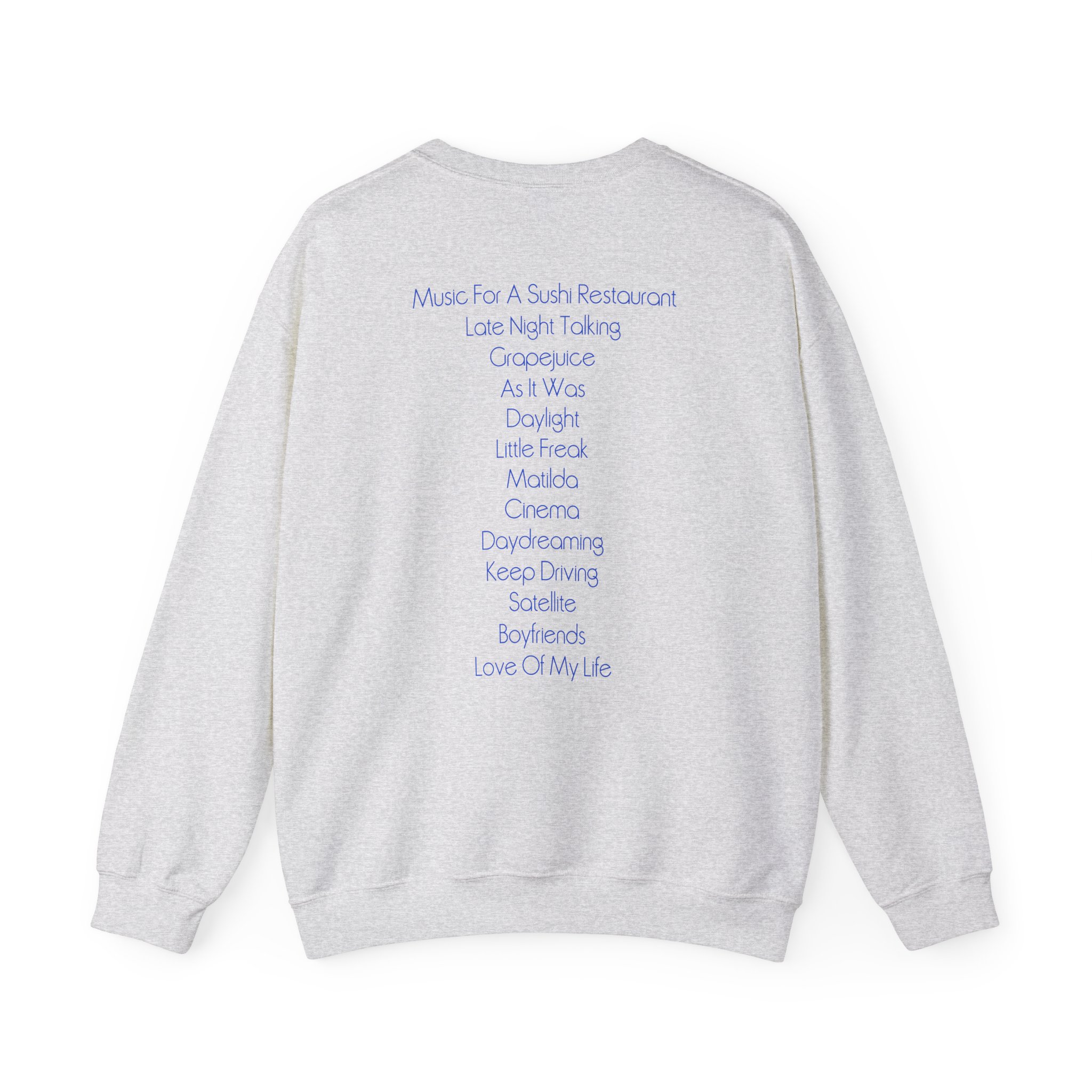 Love on Tour Harry's House Tracklis Unisex Heavy Blend™ Crewneck Sweatshirt - Image 4