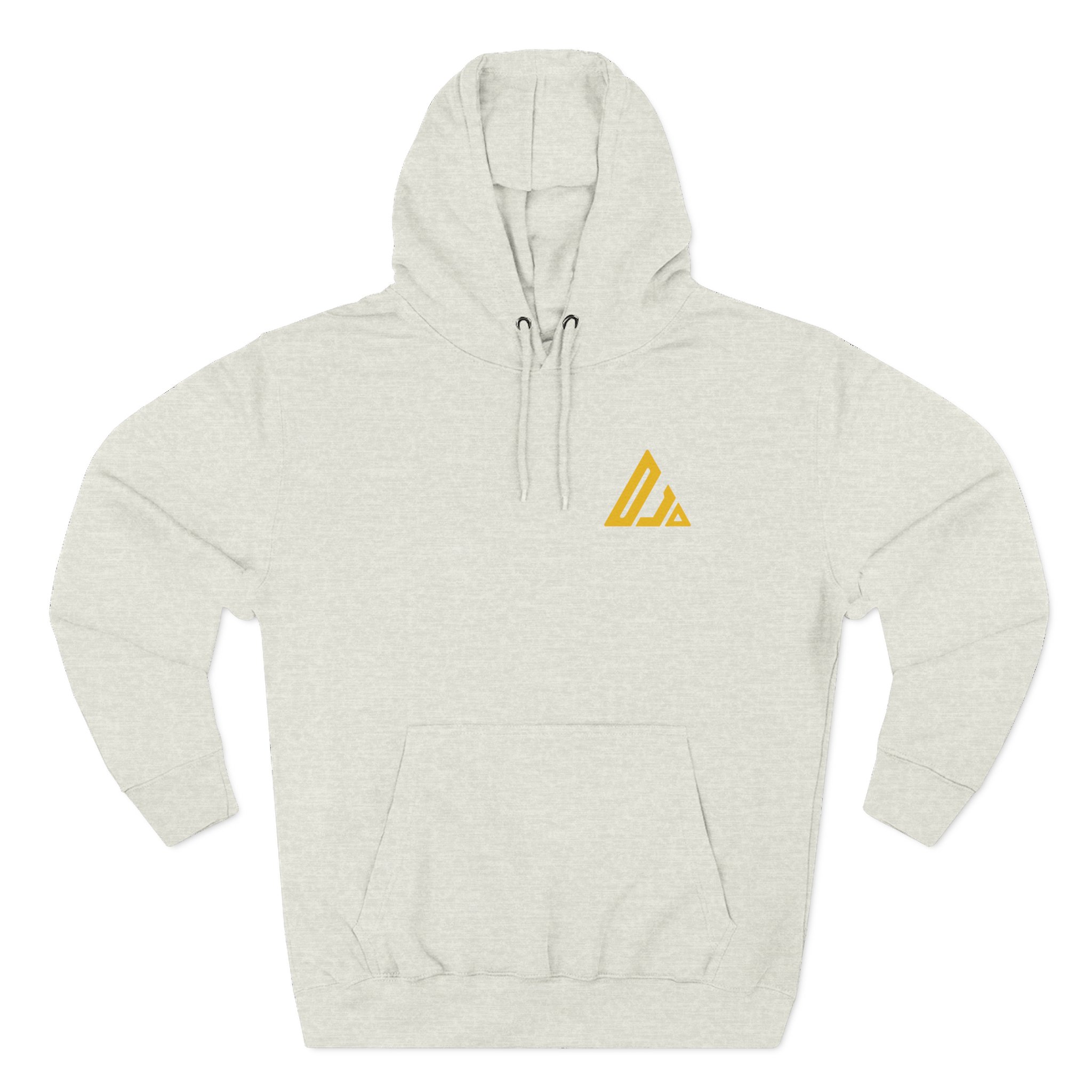 Djo Triangle Logo Three-Panel Fleece Hoodie - Image 5