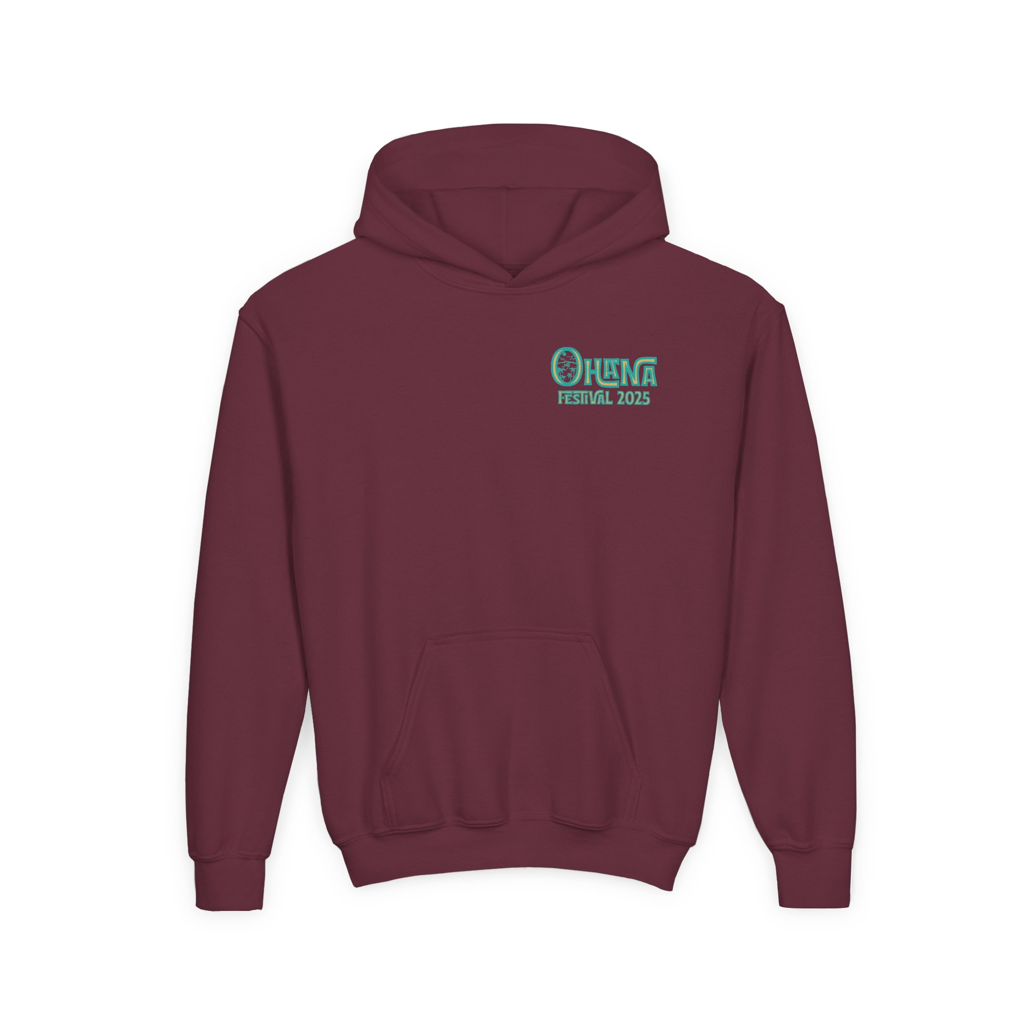 Eddie Vedder Ohana Festival Youth Heavy Blend Hooded Sweatshirt - Image 3