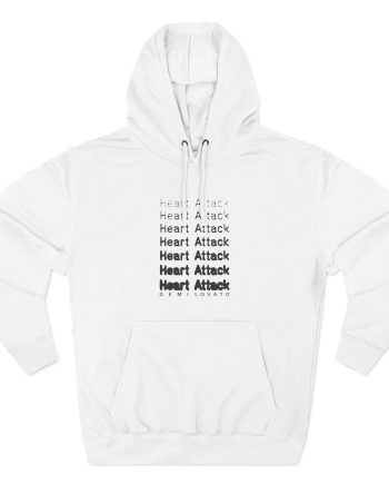 D L Heart Attack Anniversary Three-Panel Fleece Hoodie