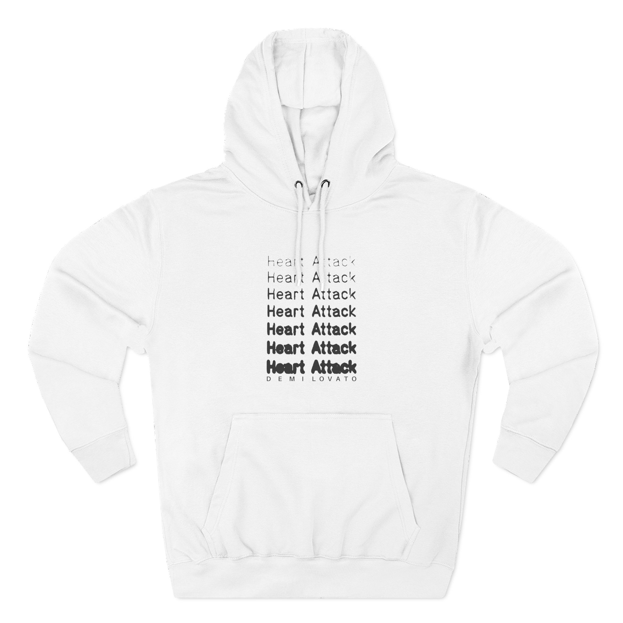 D L Heart Attack Anniversary Three-Panel Fleece Hoodie