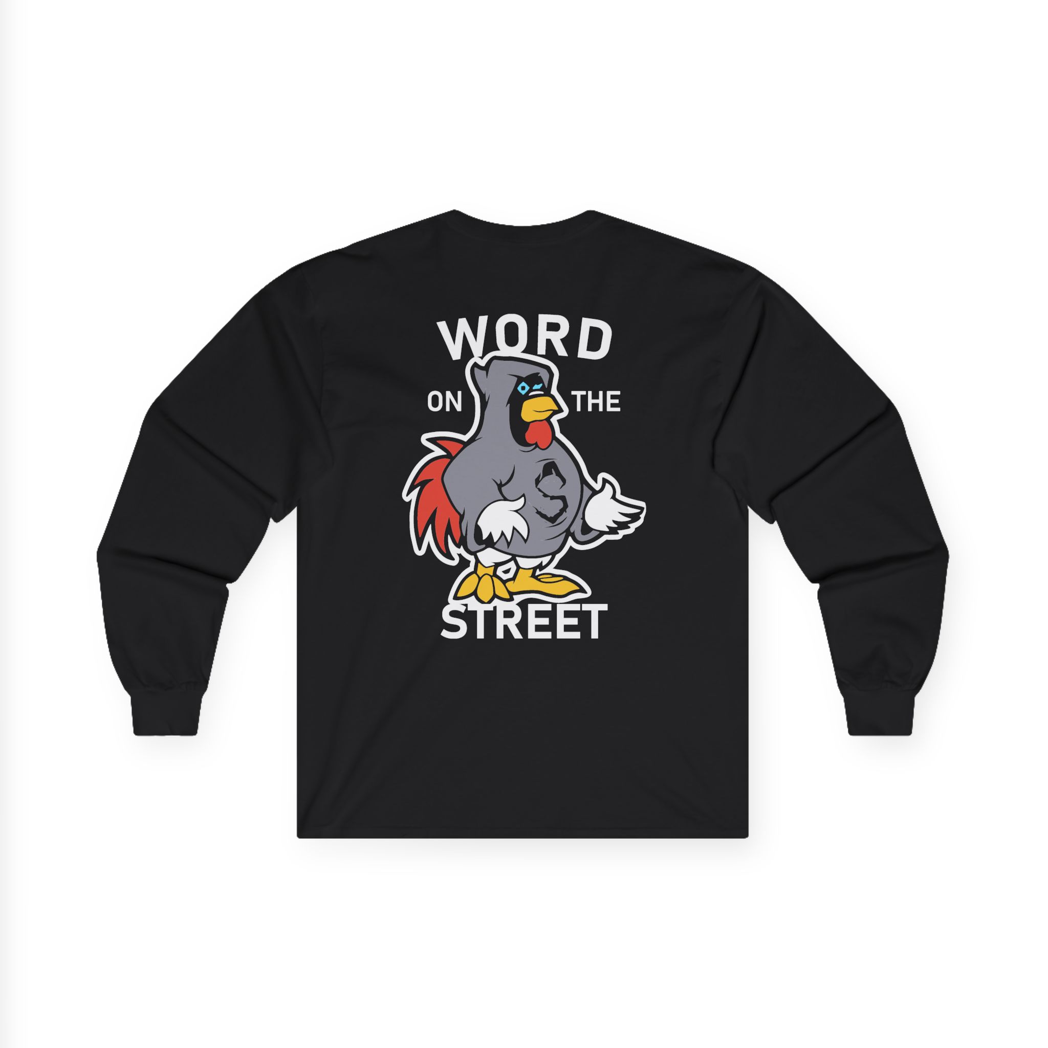 Shroud Chicken Word On The Street Unisex Ultra Cotton Long Sleeve Tee - Image 4