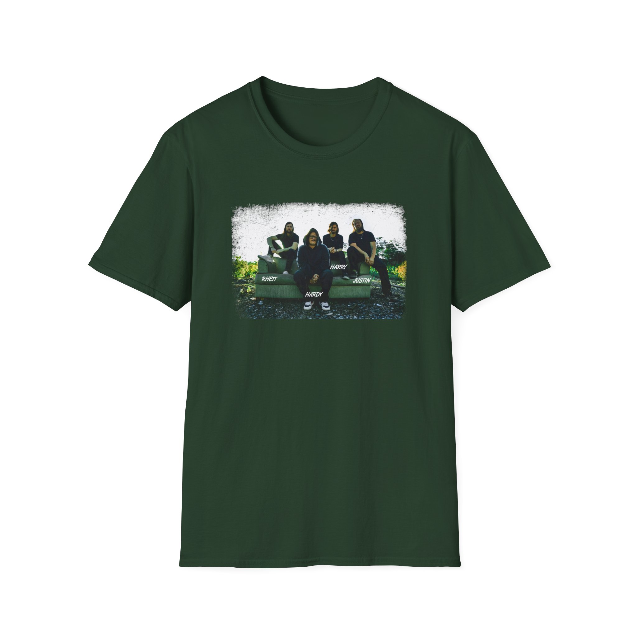 Hd Band Photo Unisex Softstyle T-Shirt - Image 9