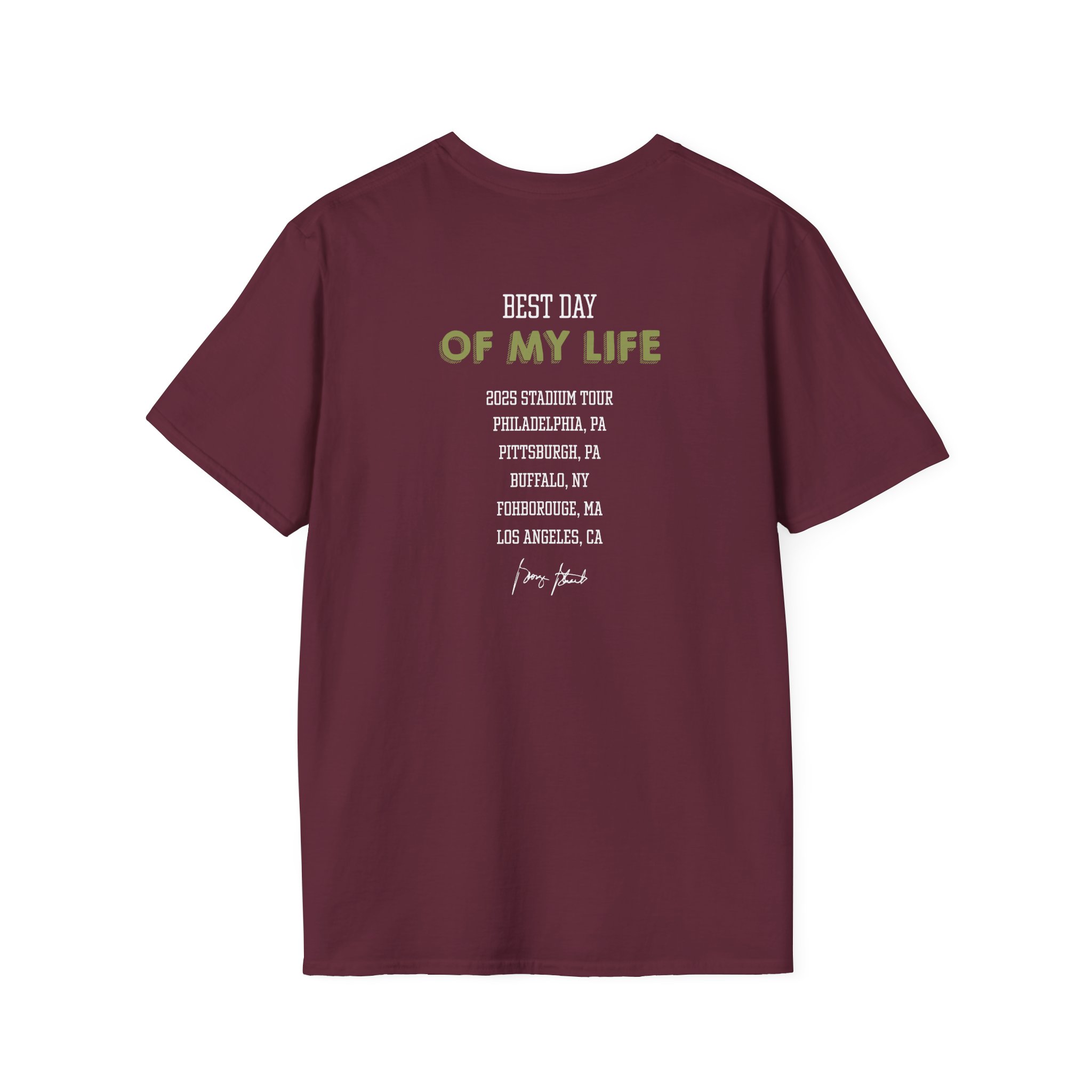 George Strait Best Day of My Life Unisex Softstyle T-Shirt - Image 4