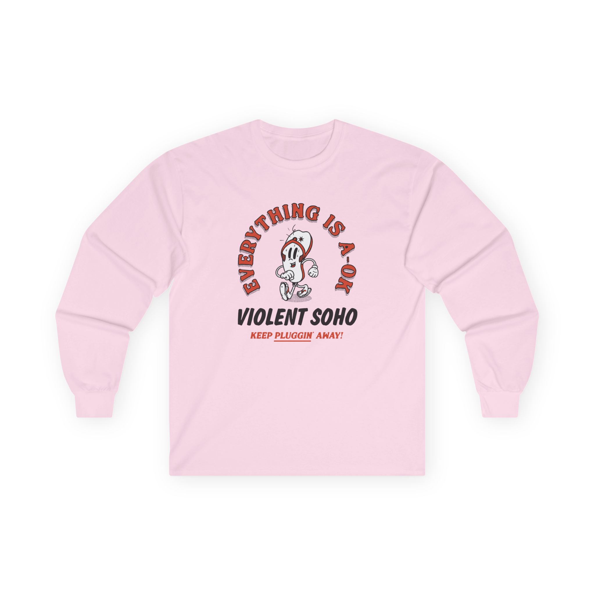 Violent Soho Keep on Pluggin Unisex Ultra Cotton Long Sleeve Tee - Image 11