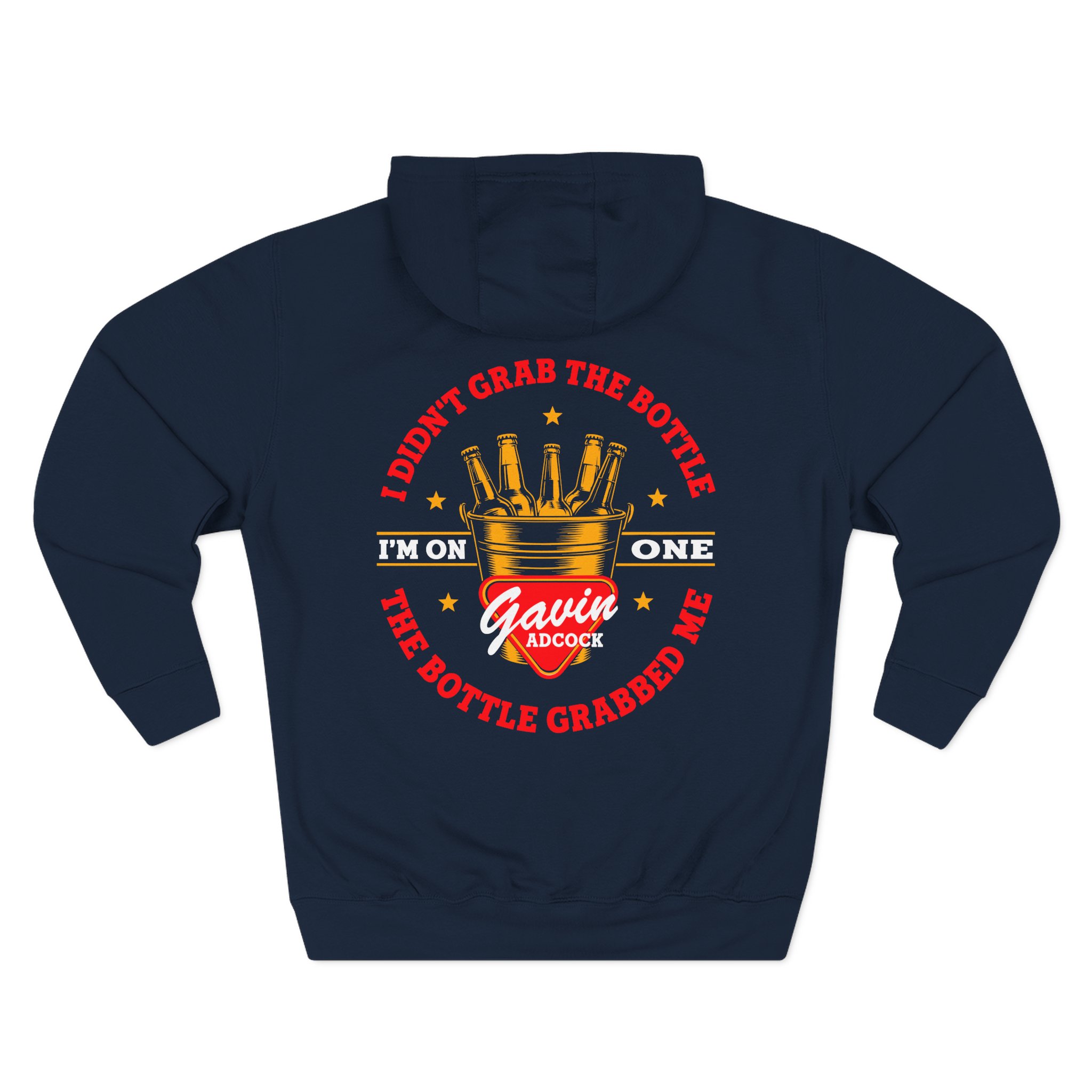 Gavin Adcock on One Three-Panel Fleece Hoodie - Image 8