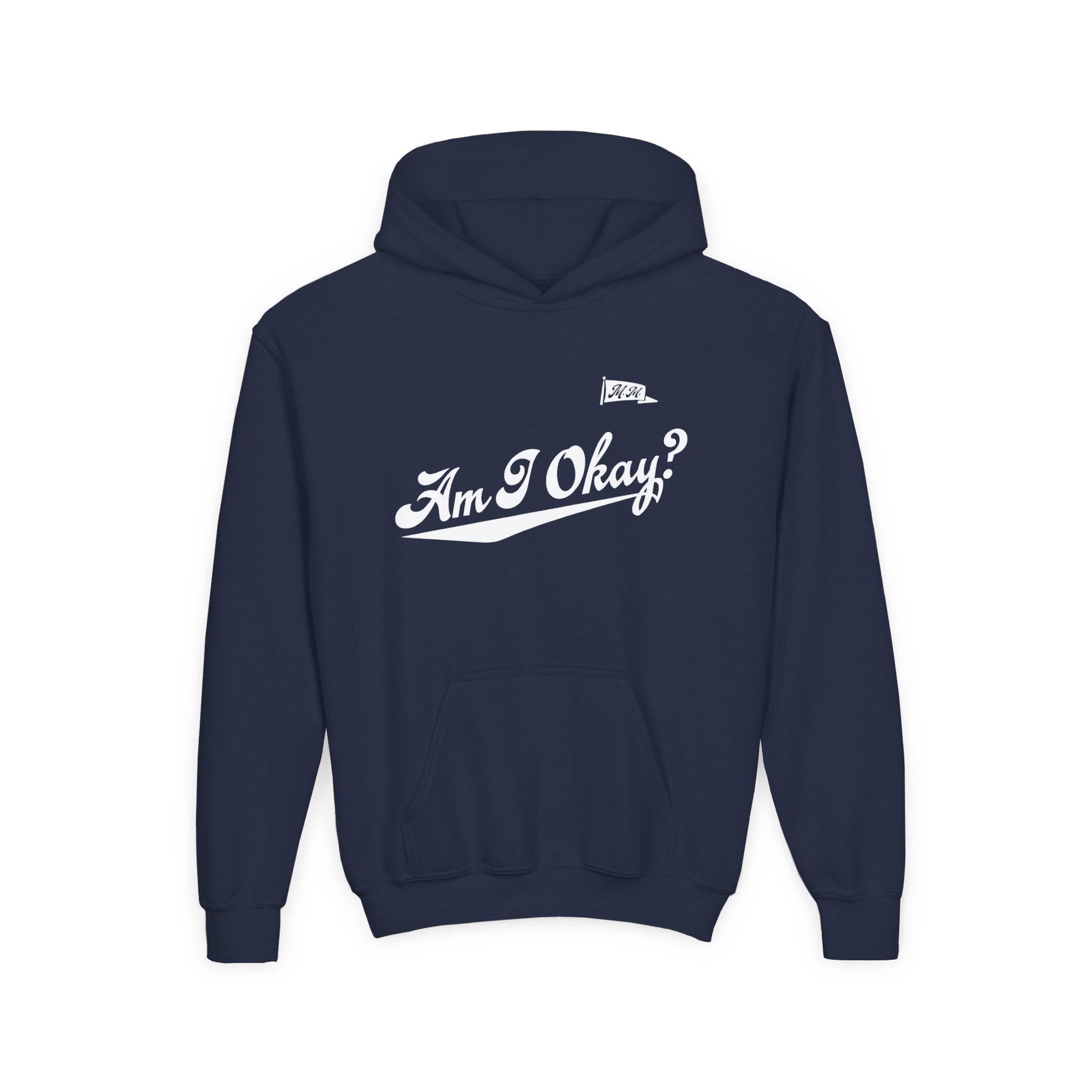 Megan Moroney Am I Okay? Youth Heavy Blend Hooded Sweatshirt - Image 11