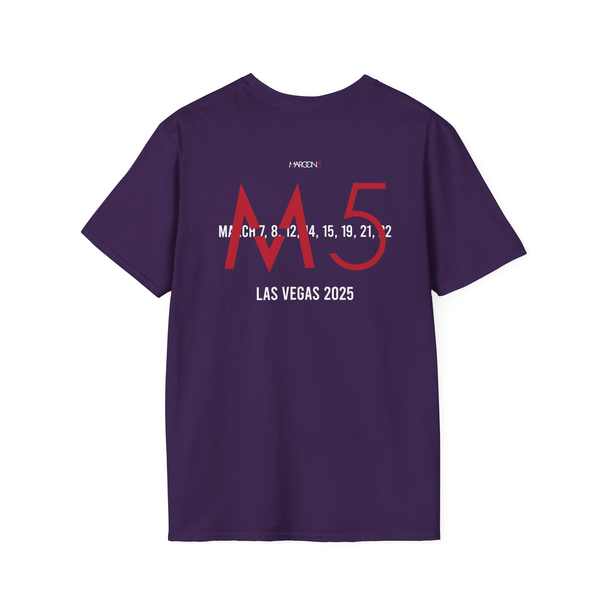 Adam Levine M5LV Distressed Unisex Softstyle T-Shirt - Image 12
